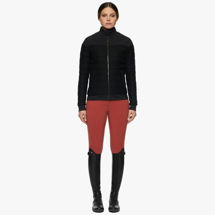 Cavalleria Toscana Women’s wool and jersey jacket BLACK-1