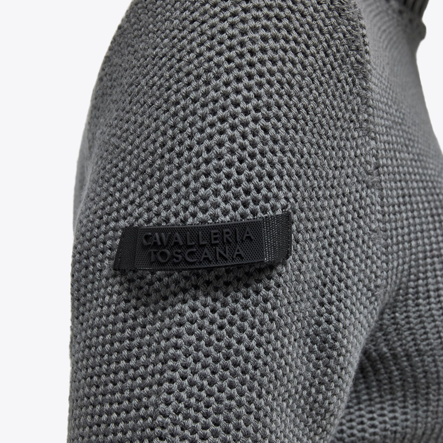 Cavalleria Toscana Women's turtleneck sweater IRON GREY-3