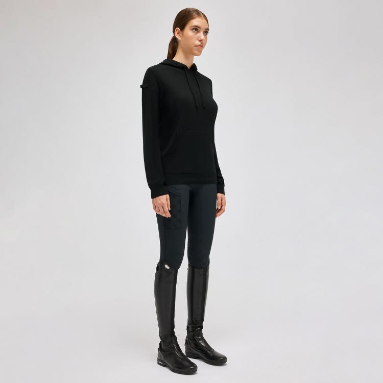 Cavalleria Toscana Women's hoodie BLACK-1