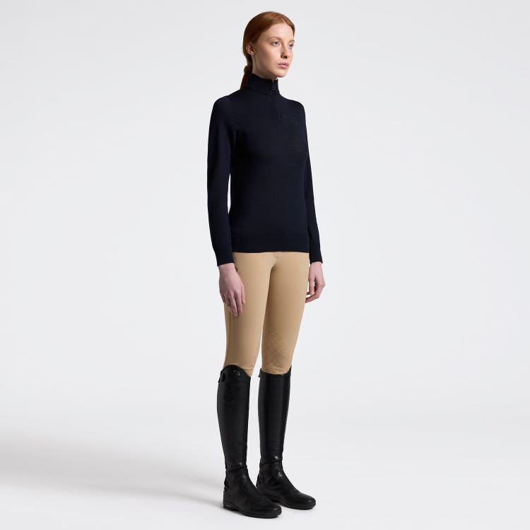 Cavalleria Toscana Women's Sweater in Knitted Light Wool