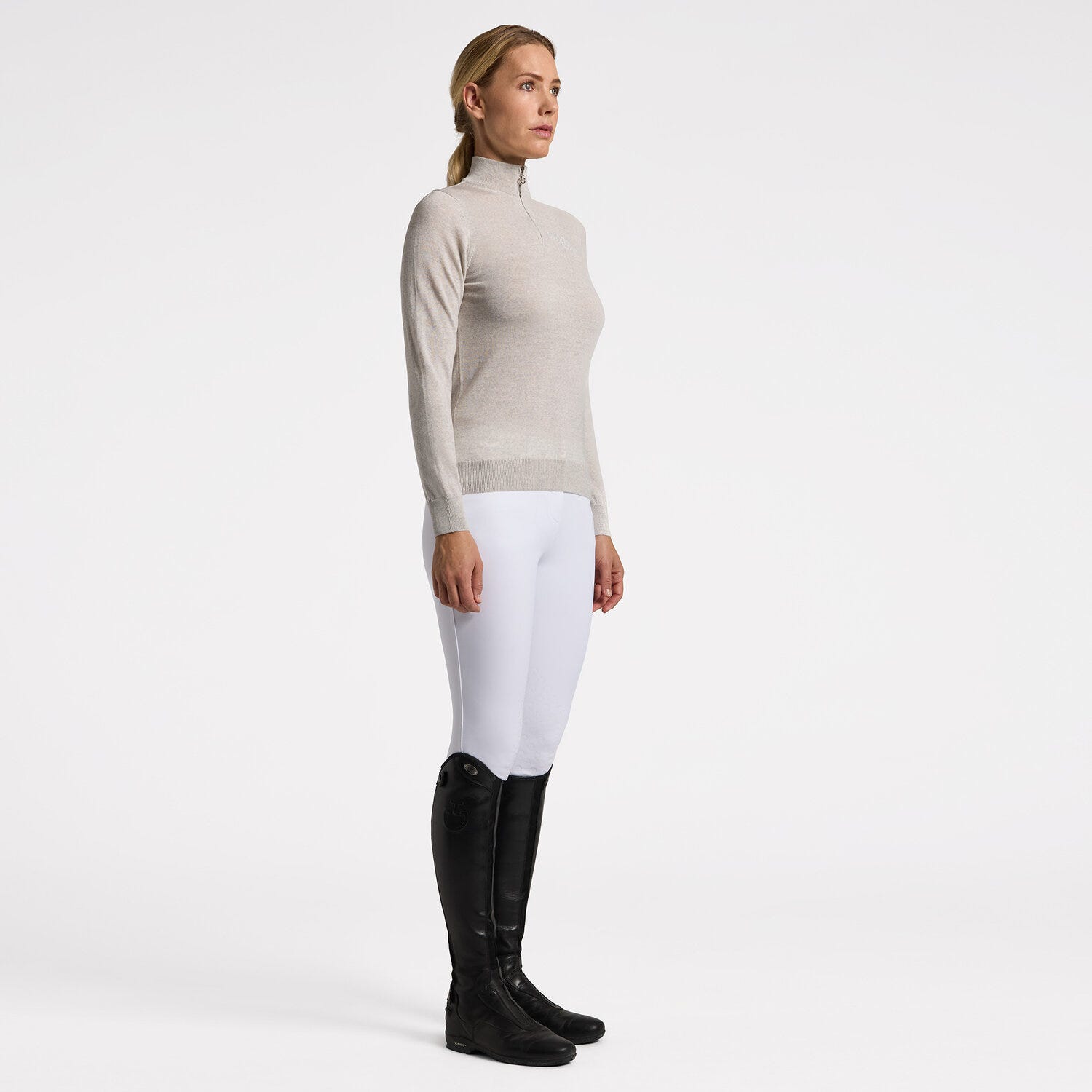 Cavalleria Toscana Women's Sweater in Knitted Light Wool