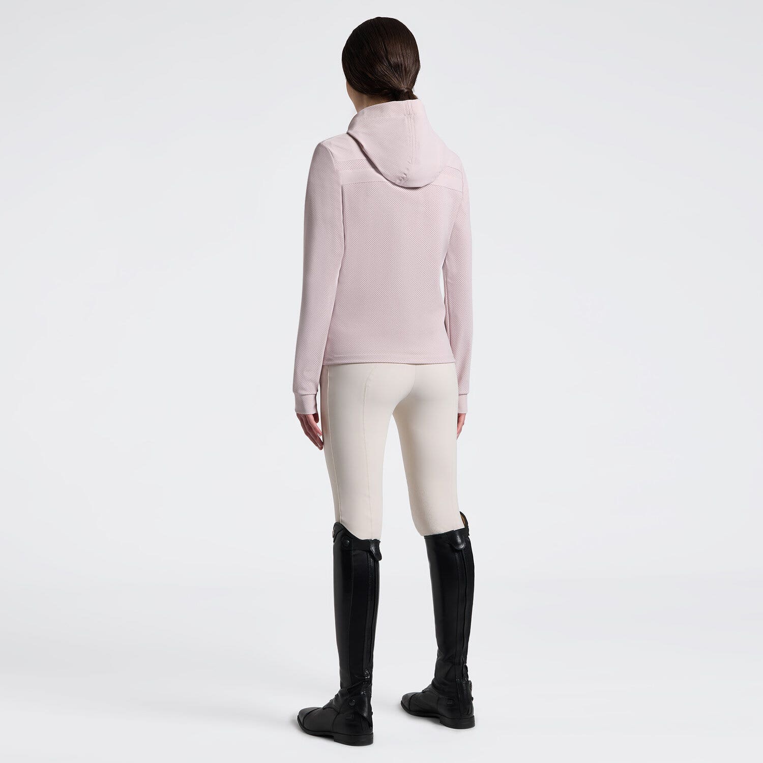 Women's Sweatshirt in Tech Knit with Hood | Cavalleria Toscana