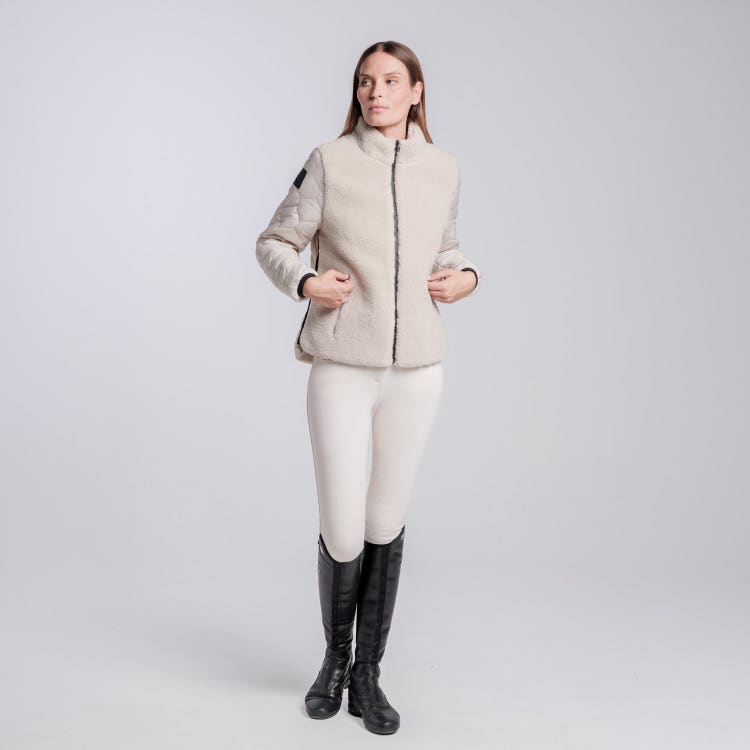 MAGLIA IN PILE TEDDY CON ZIP DA DONNA