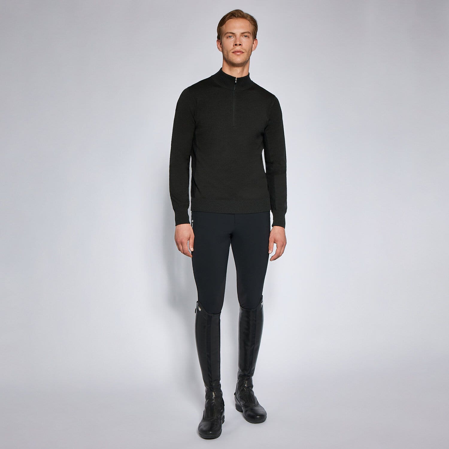 Cavalleria Toscana Men's Revolution sweater BLACK-5