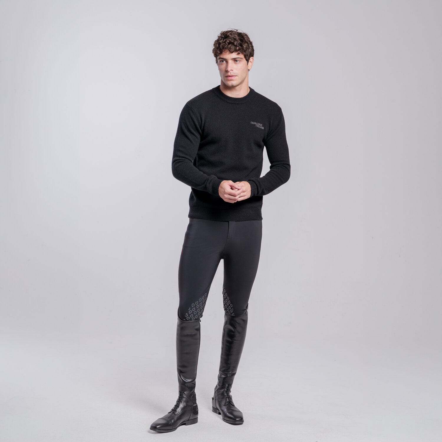 Men’s pure wool crewneck sweater