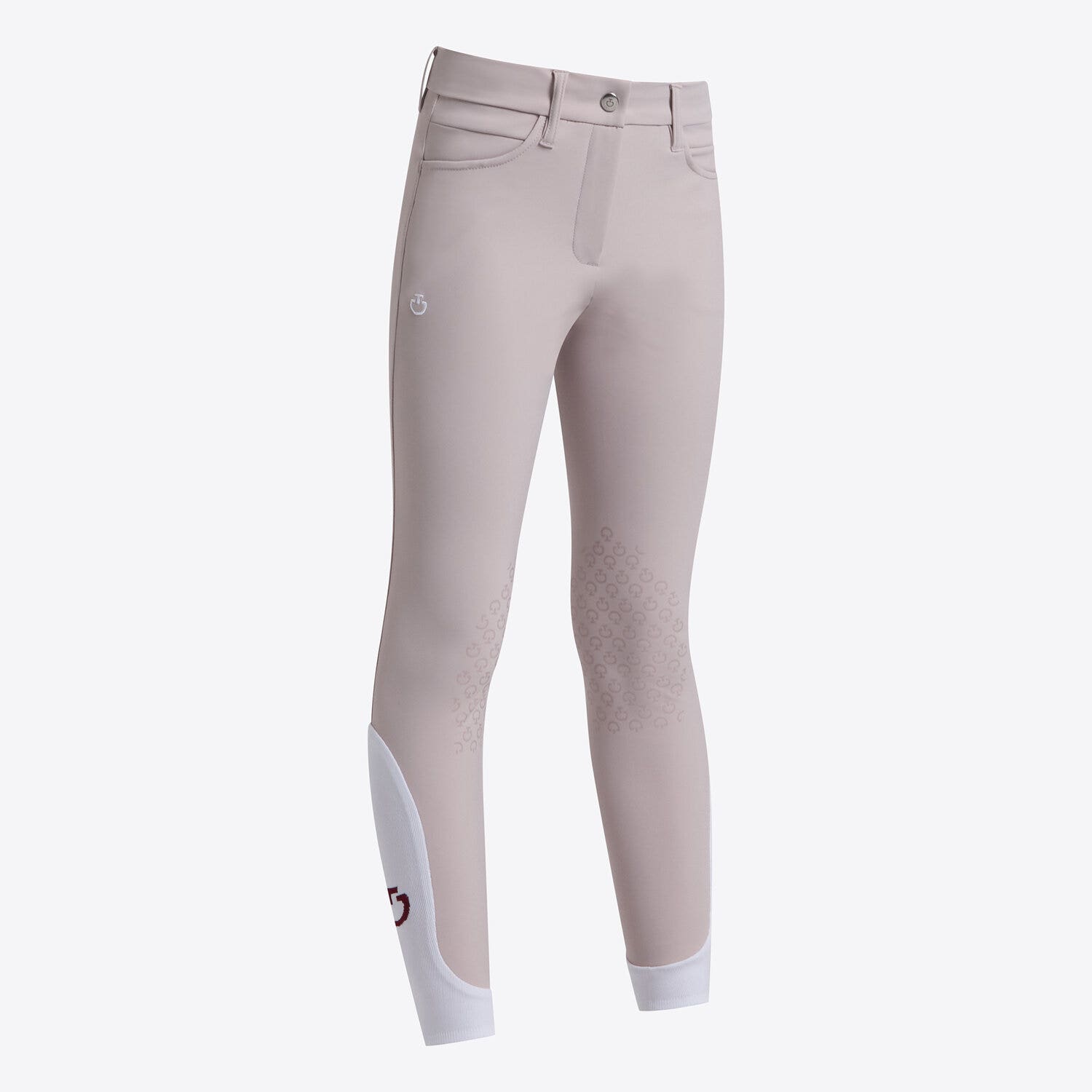 Cavalleria Toscana Cavalleria Toscana Girl's jumping knee grip breeches VIOLET ICE-1