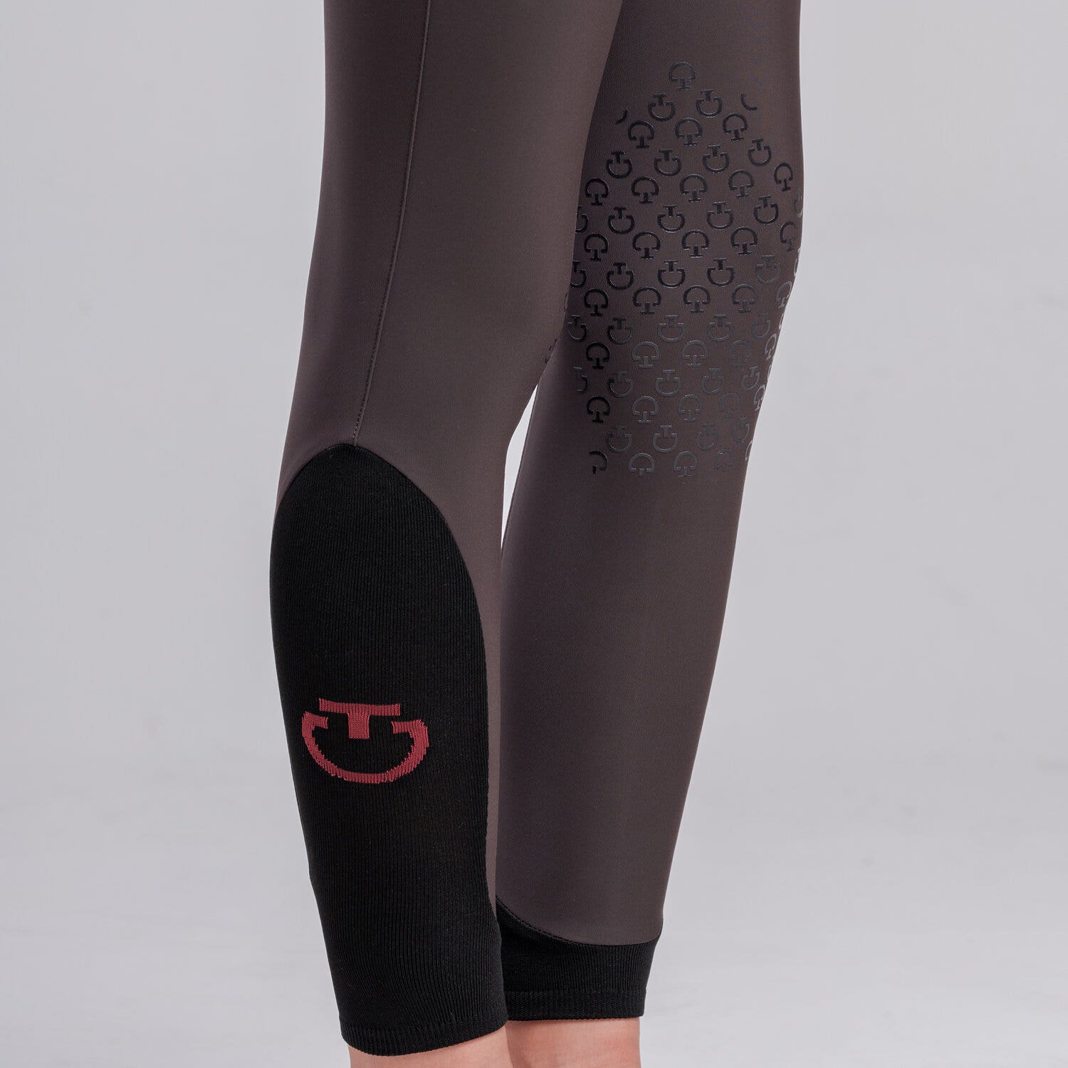 Cavalleria Toscana Girls’ knee grip breeches ESPRESSO-3