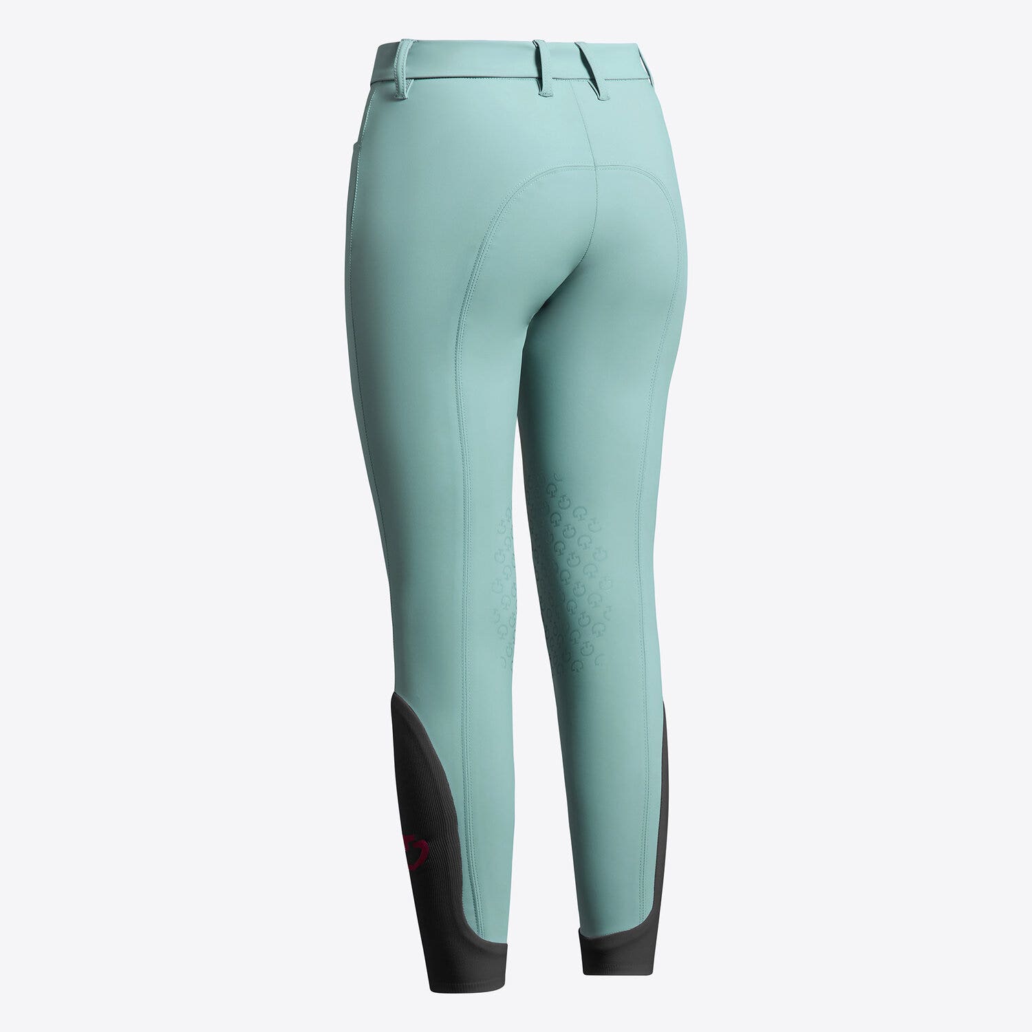 Cavalleria Toscana Cavalleria Toscana Girl's jumping knee grip breeches LIGHT TEAL GREEN-2