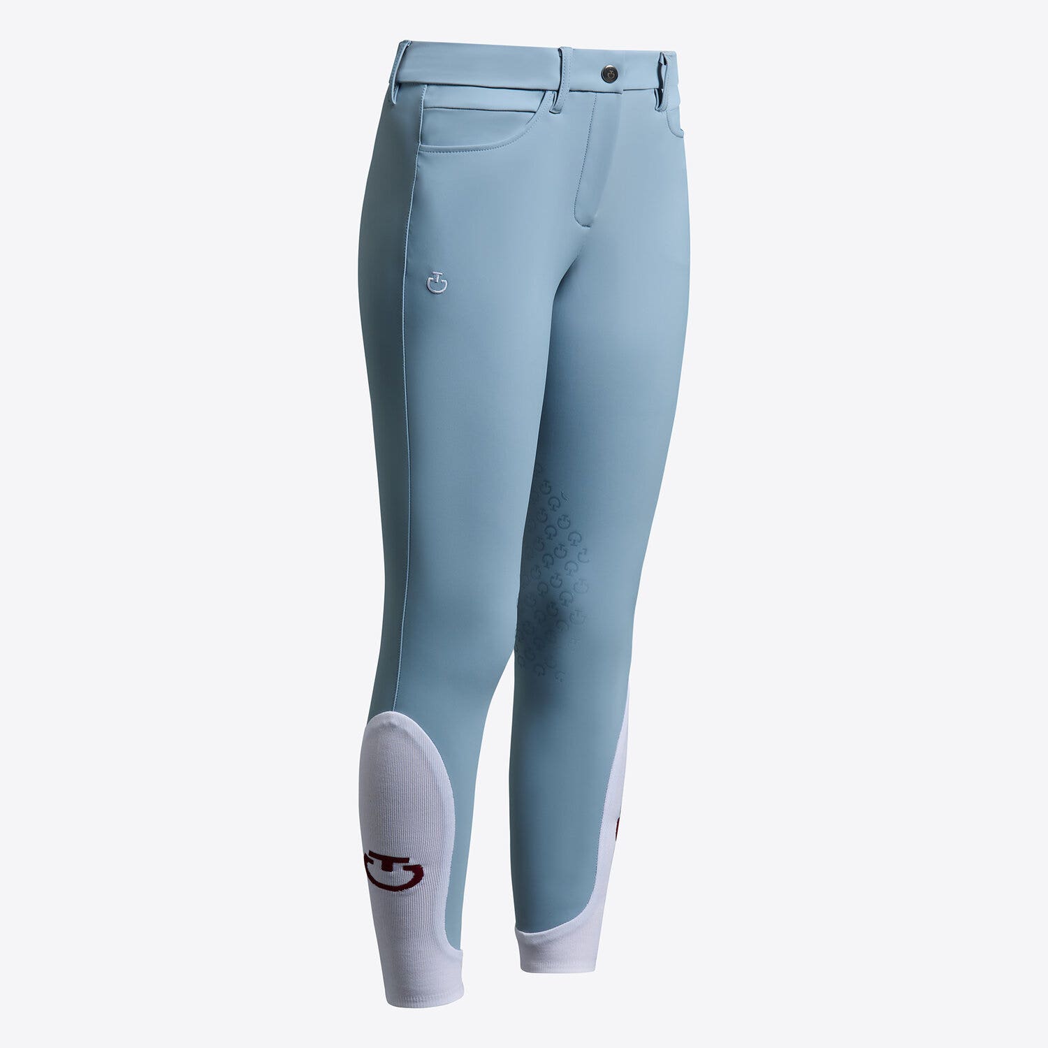 Cavalleria Toscana Cavalleria Toscana Girl's jumping knee grip breeches BLUE FOG-1