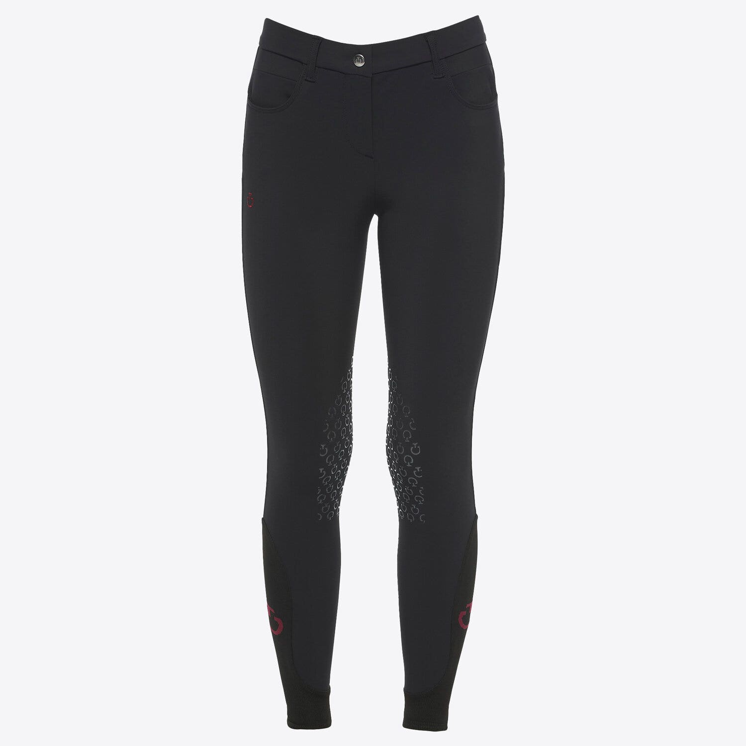 Cavalleria Toscana Cavalleria Toscana Girl's jumping knee grip breeches BLACK-2
