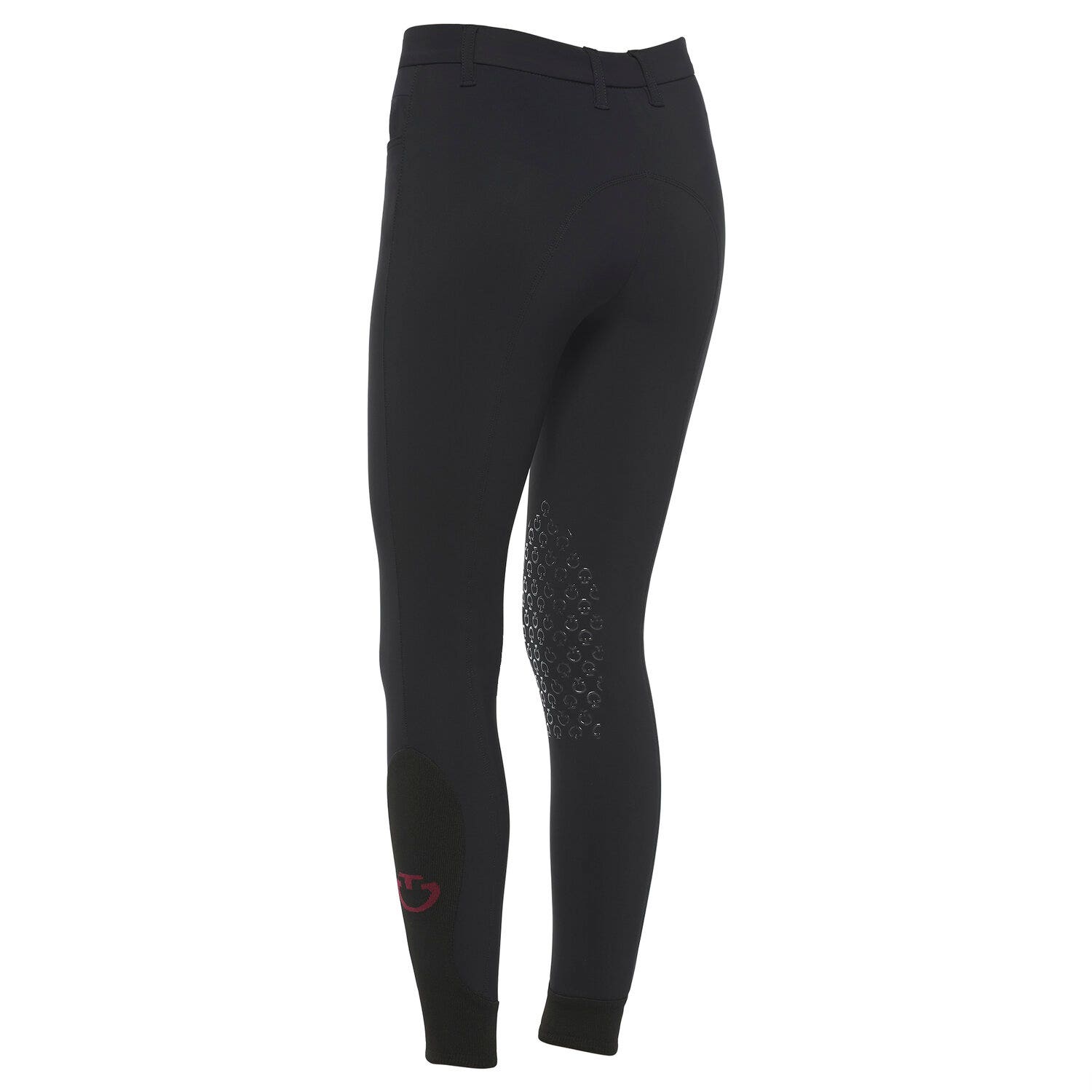 Cavalleria Toscana Cavalleria Toscana Girl's jumping knee grip breeches BLACK-3