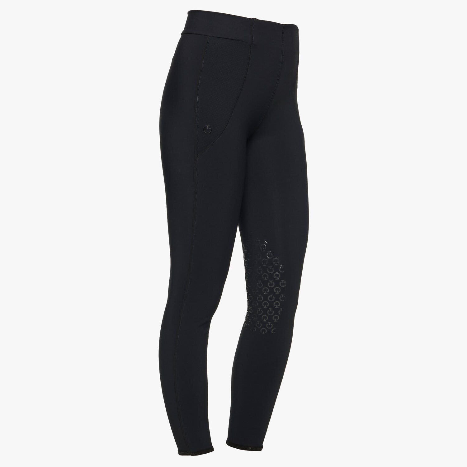 Cavalleria Toscana Girls’ jersey riding leggings NAVY-1