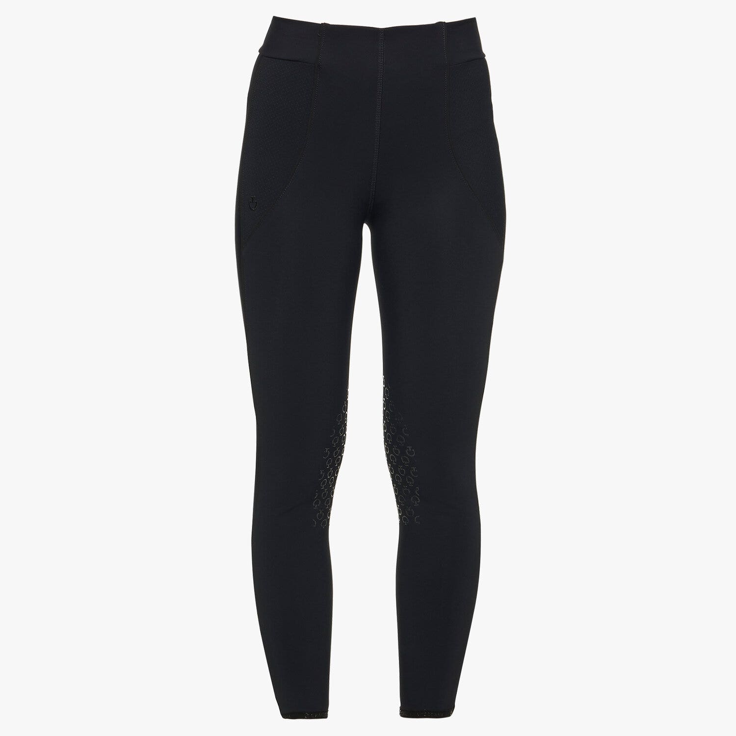 Cavalleria Toscana Girls’ jersey riding leggings NAVY-2