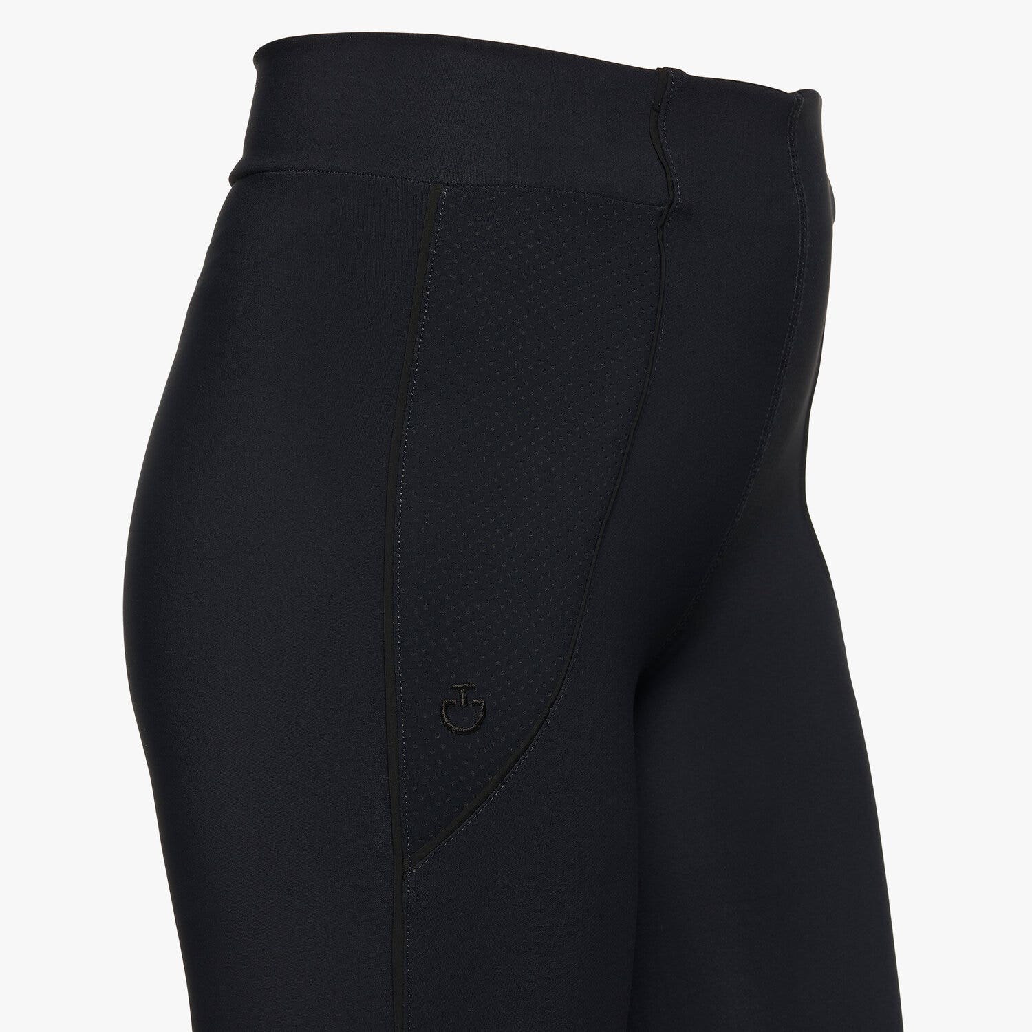 Cavalleria Toscana Girls’ jersey riding leggings NAVY-4