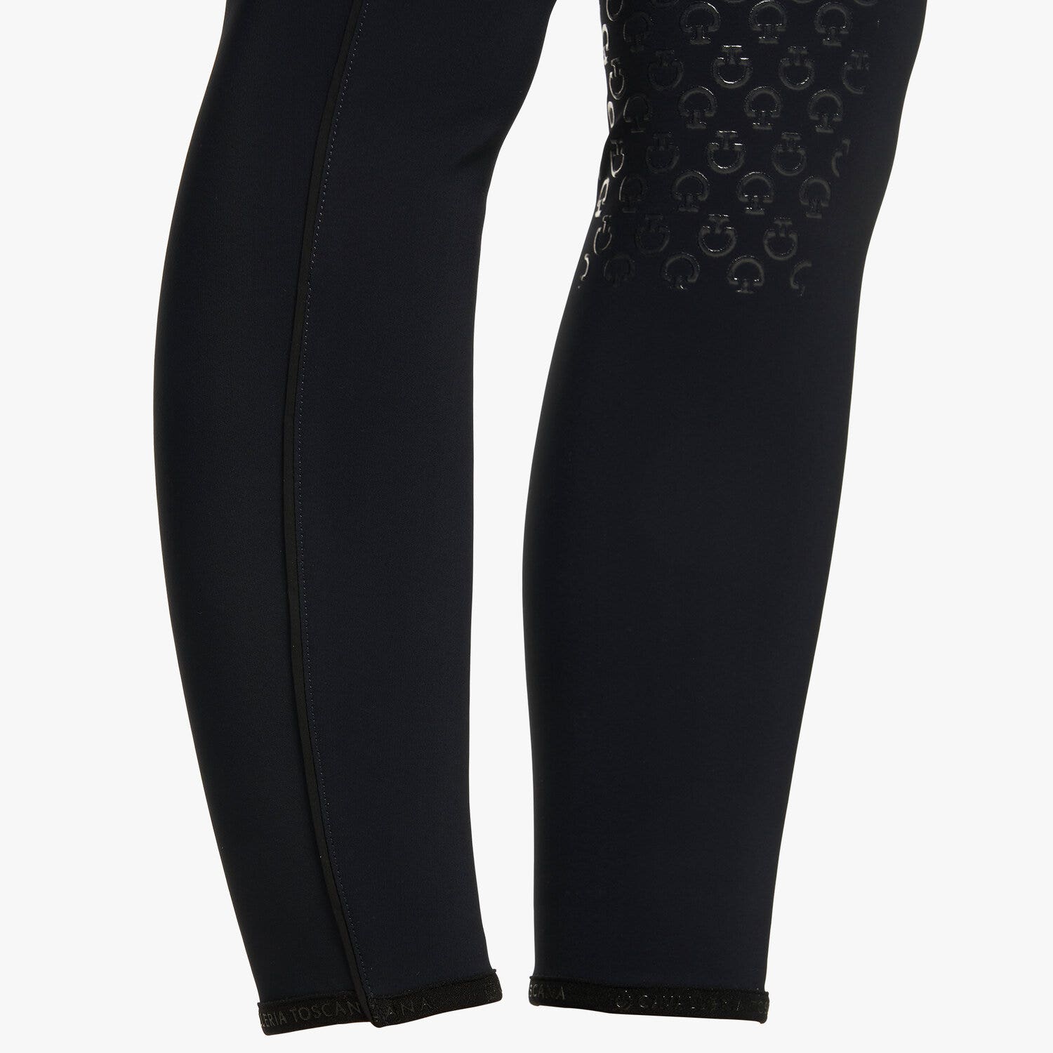 Cavalleria Toscana Girls’ jersey riding leggings NAVY-5