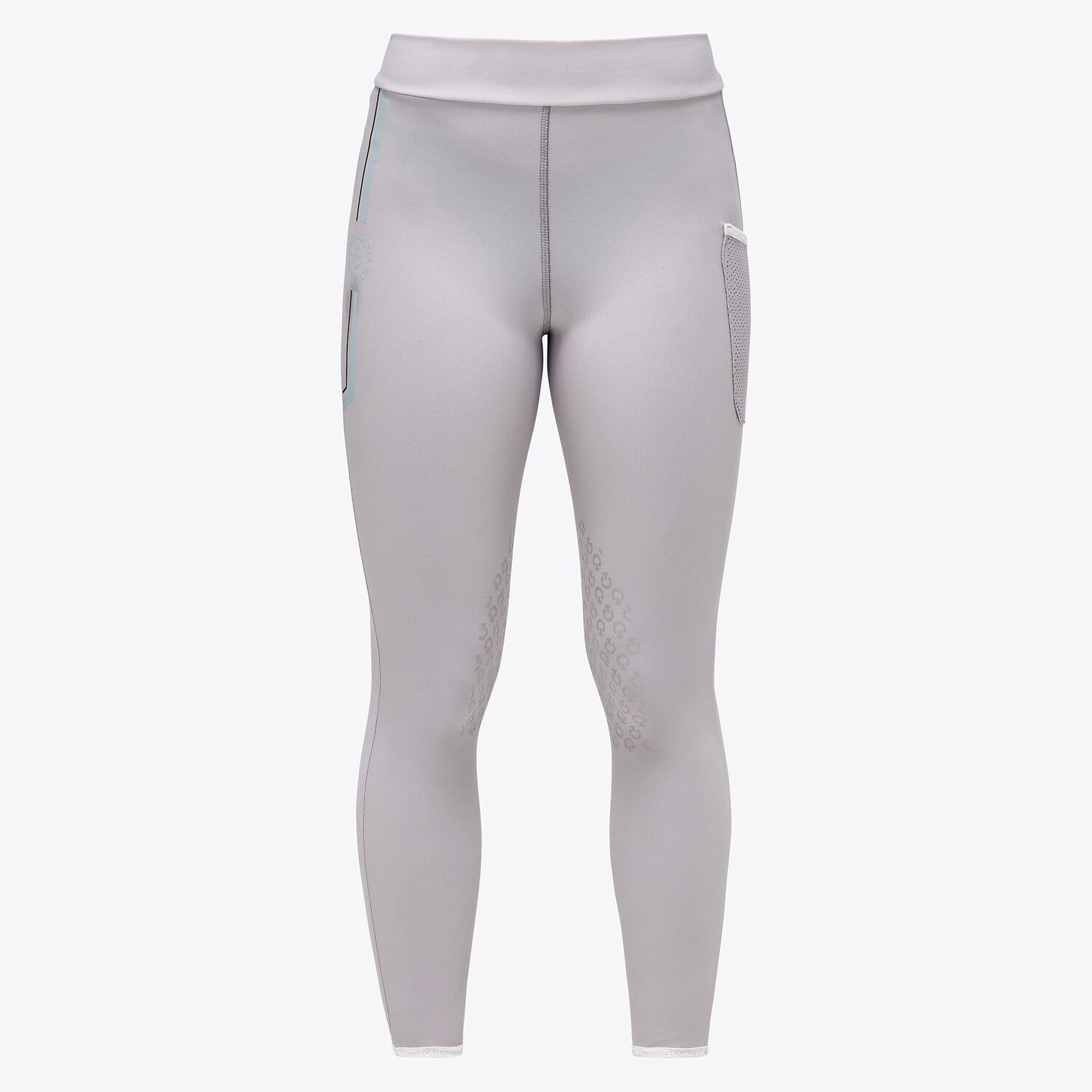 Cavalleria Toscana CT Orbit Print Girl Leggings LIGHT GREY-1