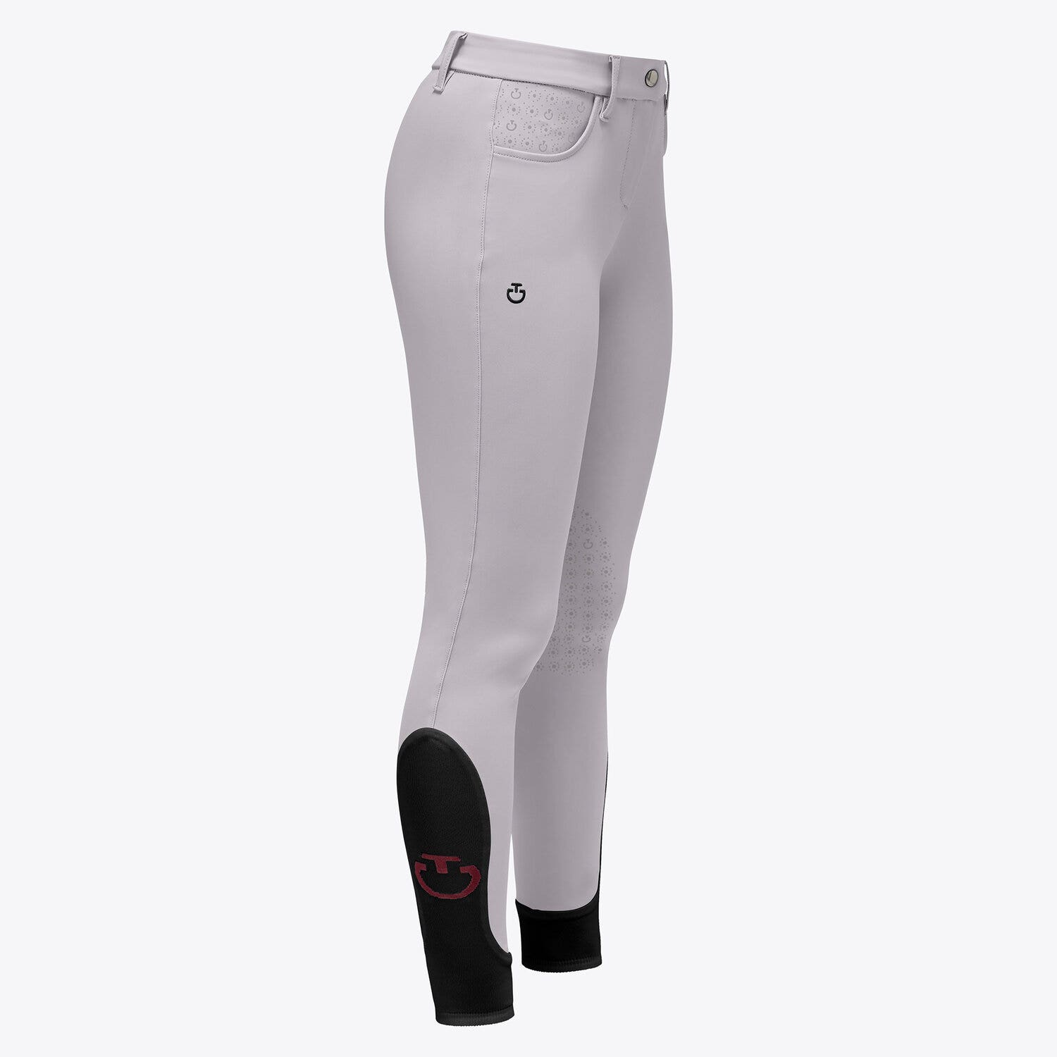 Cavalleria Toscana CT Girl Riding Breeches LIGHT GREY-2
