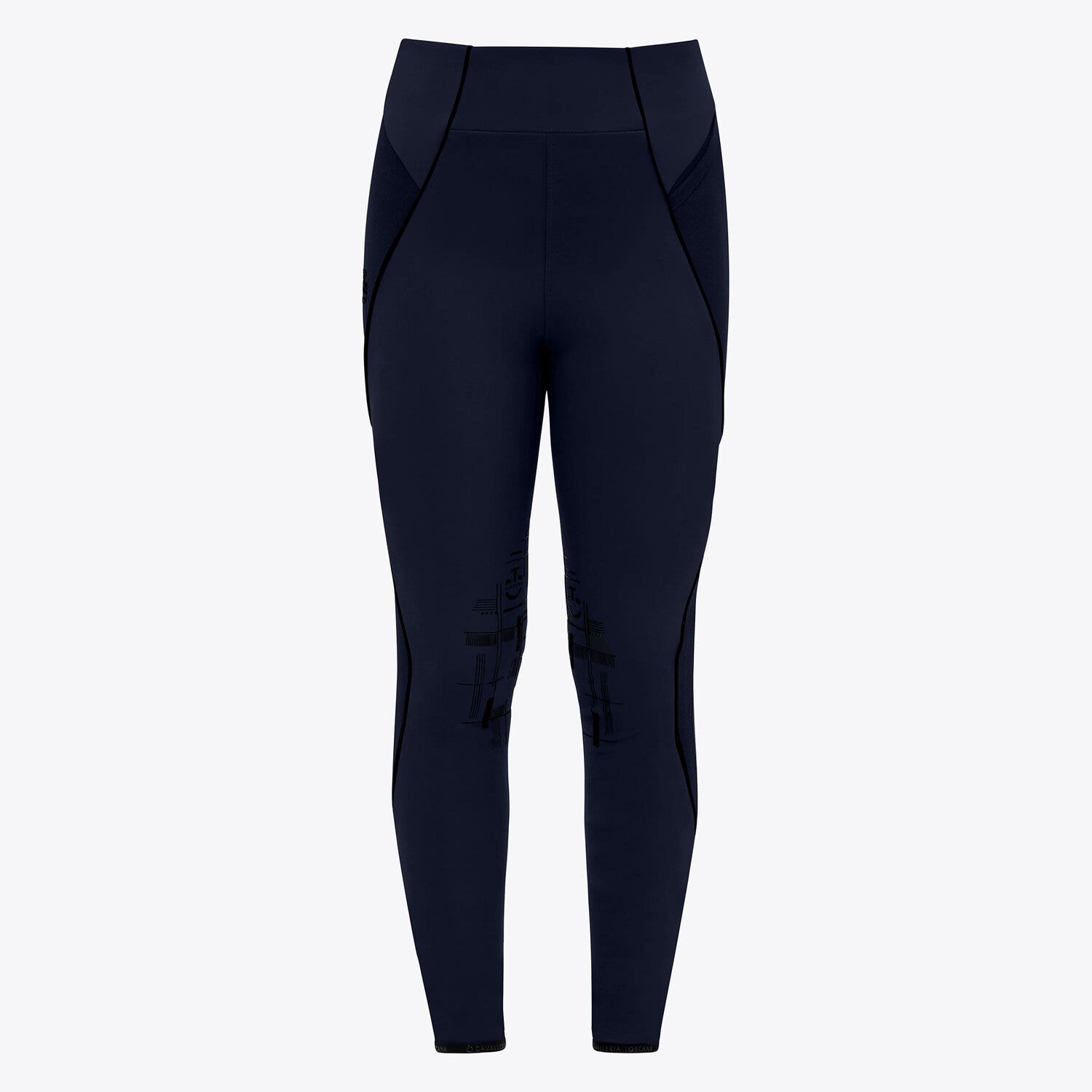 Cavalleria Toscana CT Academy Jersey Girl's Leggins NAVY-1