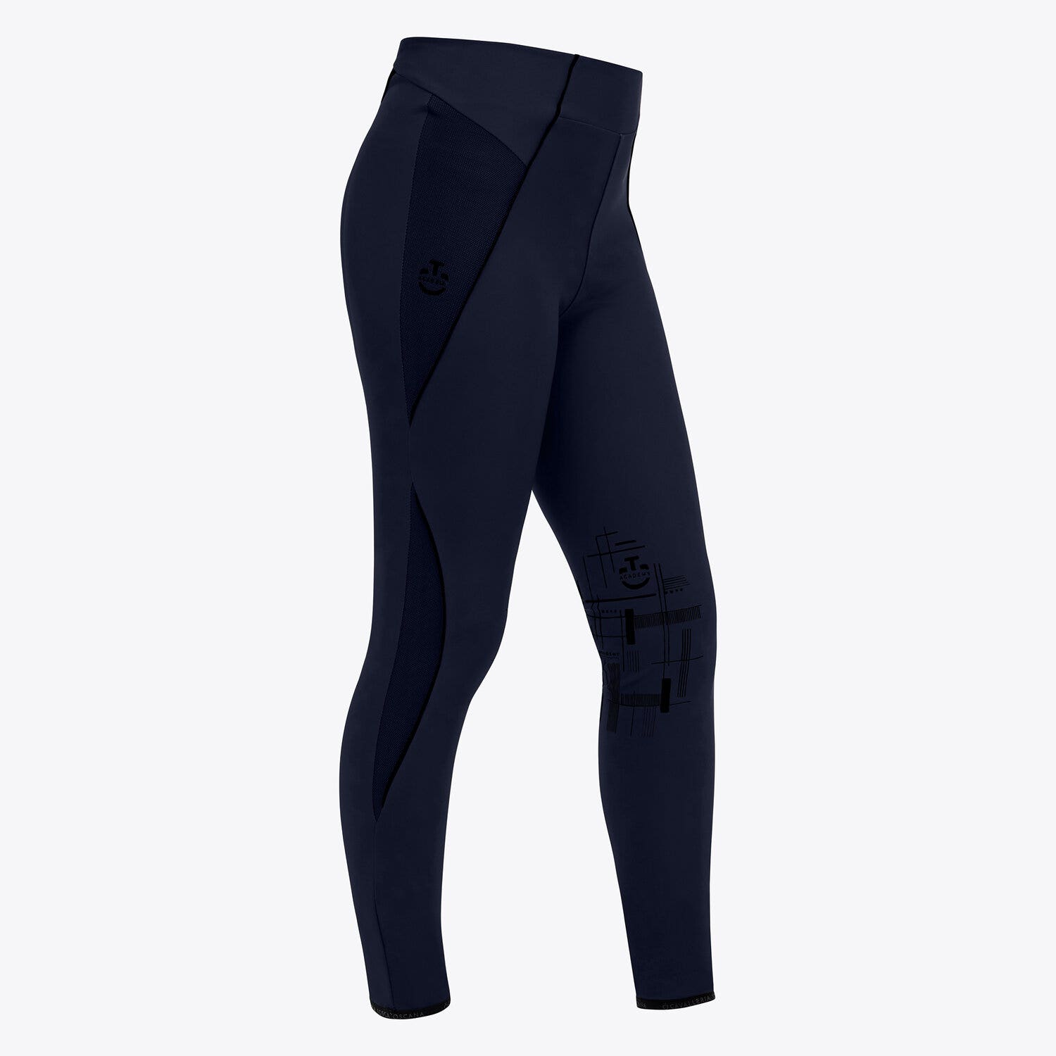 Cavalleria Toscana CT Academy Jersey Girl's Leggins NAVY-2