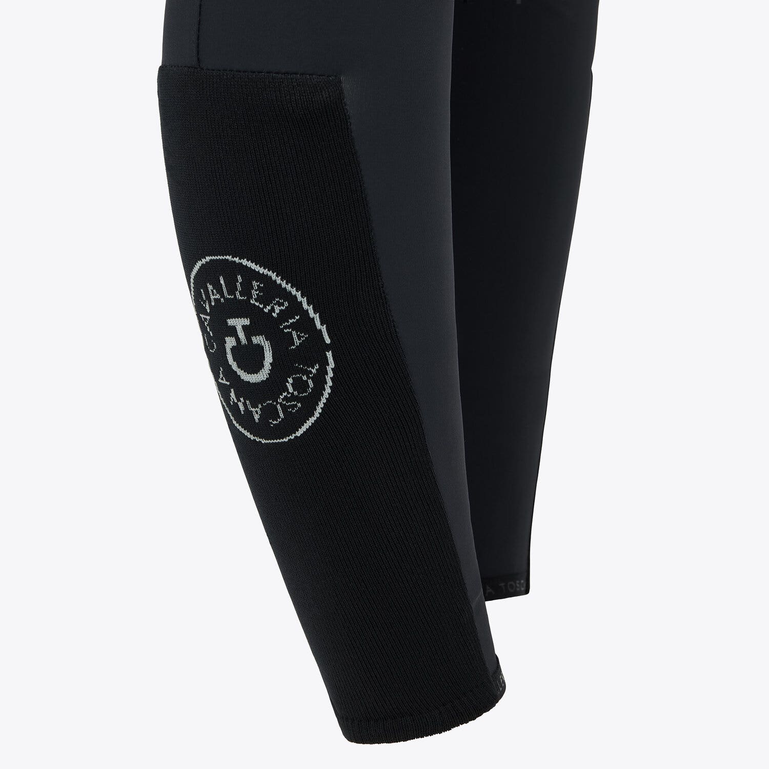Cavalleria Toscana Girl's knee grip jumping breeches NAVY-3