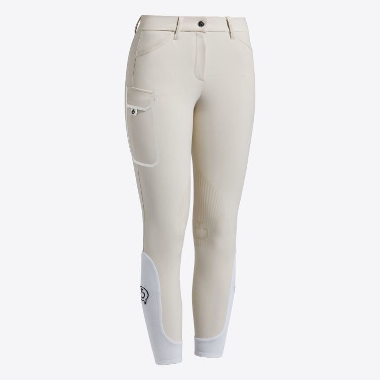 Cavalleria Toscana Girl's jumping knee grip cargo breeches