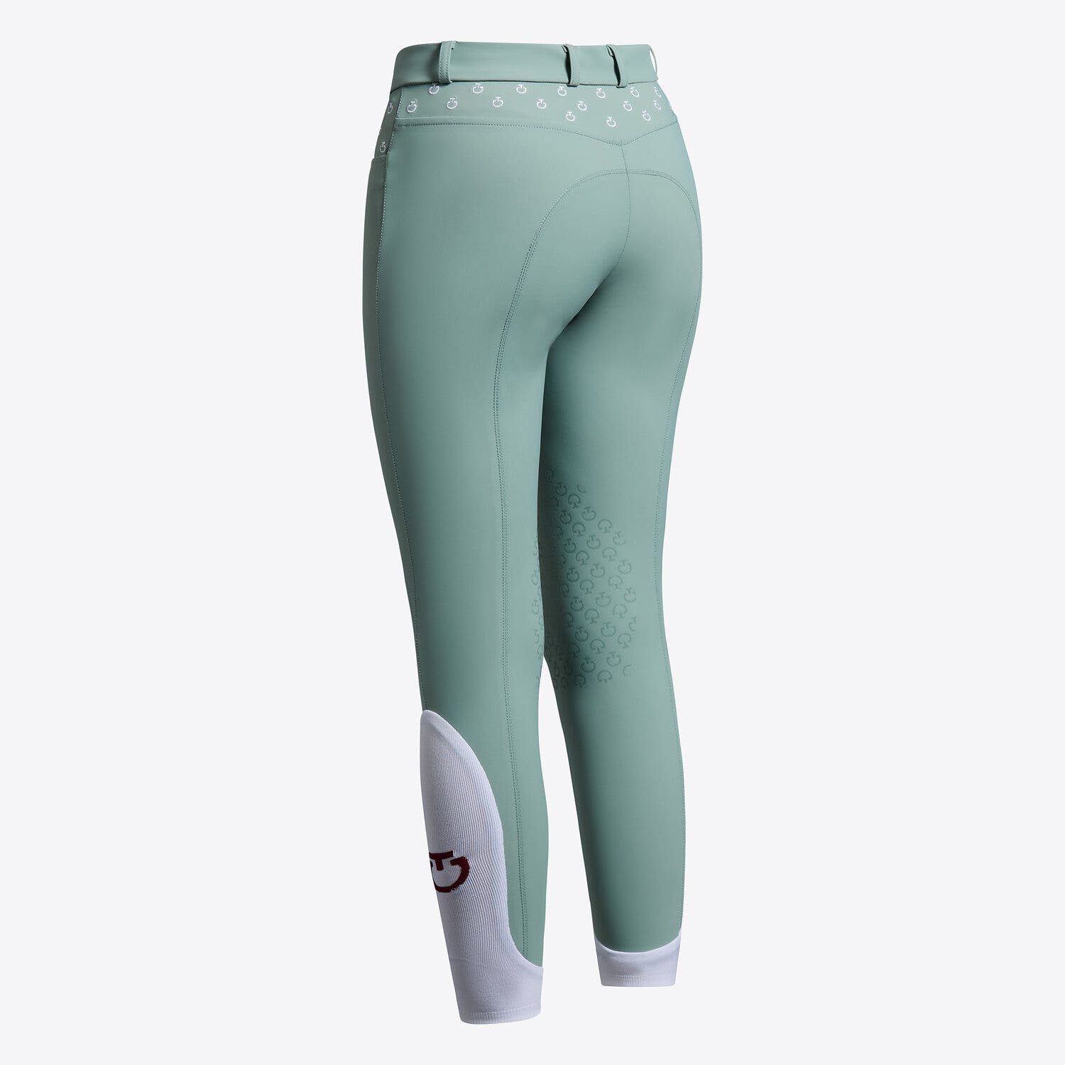 Cavalleria Toscana Cavalleria Toscana Girl's Jumping knee grip Breeches LIGHT TEAL GREEN-2