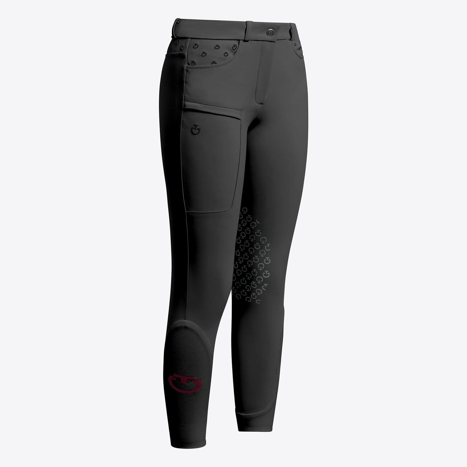Cavalleria Toscana Cavalleria Toscana Girl's Jumping knee grip Breeches BLACK-1