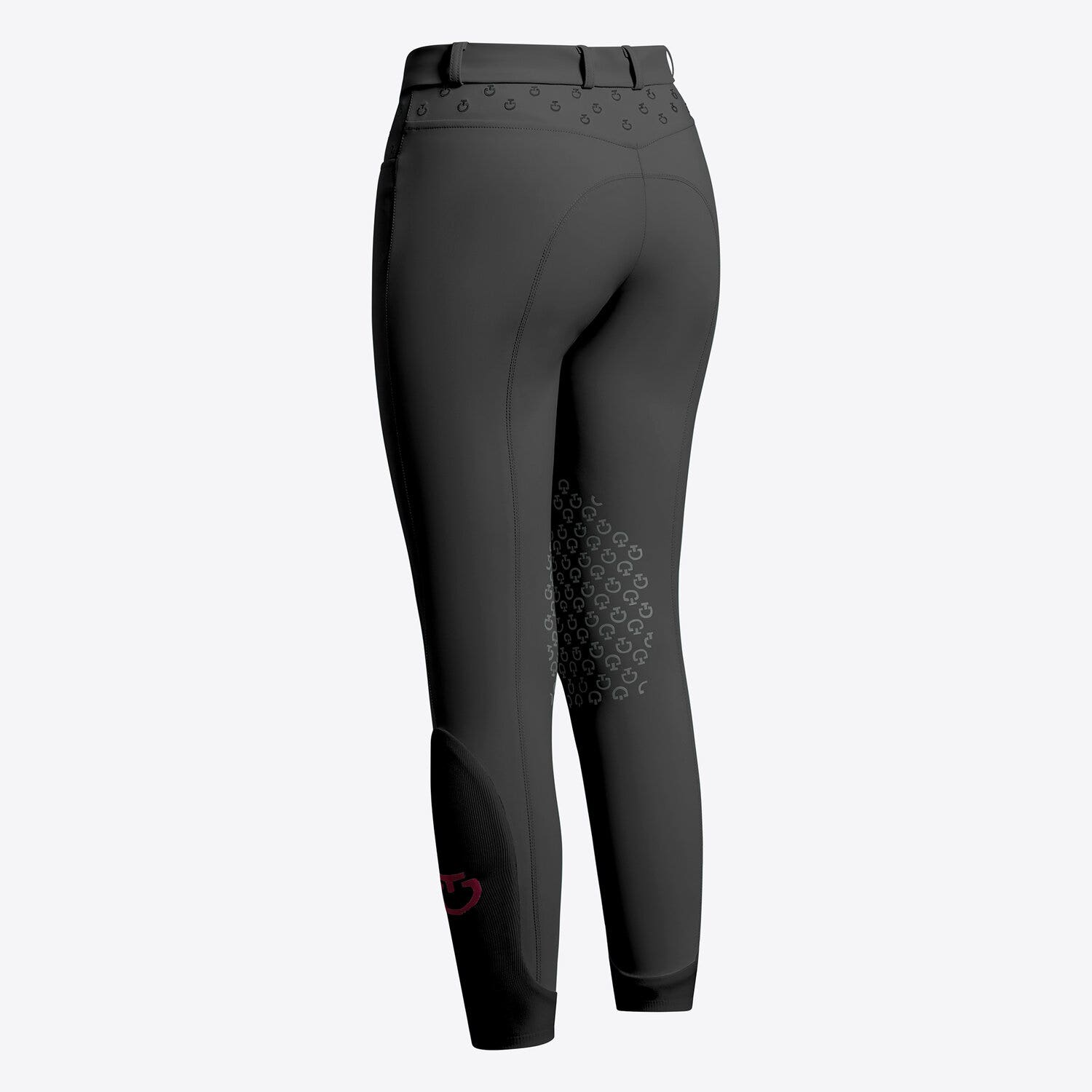 Cavalleria Toscana Cavalleria Toscana Girl's Jumping knee grip Breeches BLACK-2