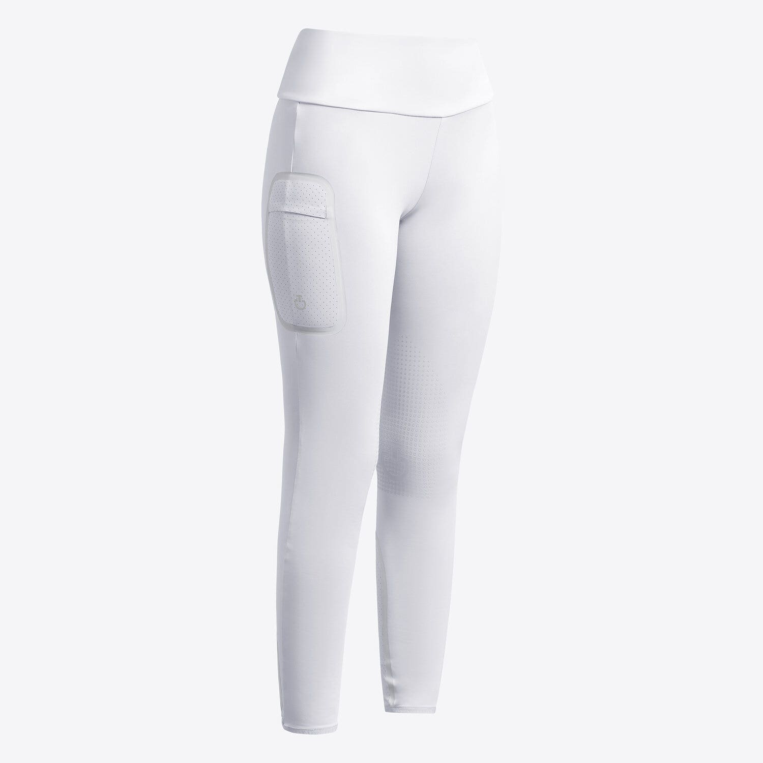 Cavalleria Toscana Cavalleria Toscana Girl's Jumping knee grip Leggings WHITE-1