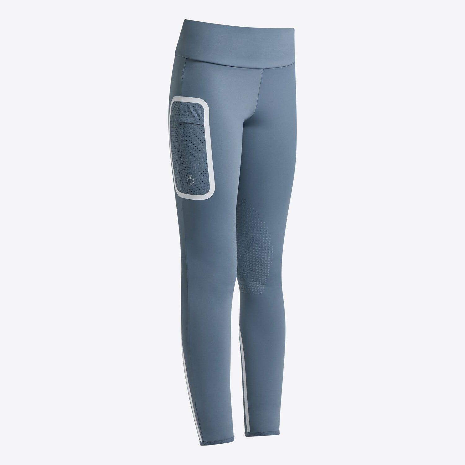 Cavalleria Toscana Cavalleria Toscana Girl's Jumping knee grip Leggings BLUE FOG-1