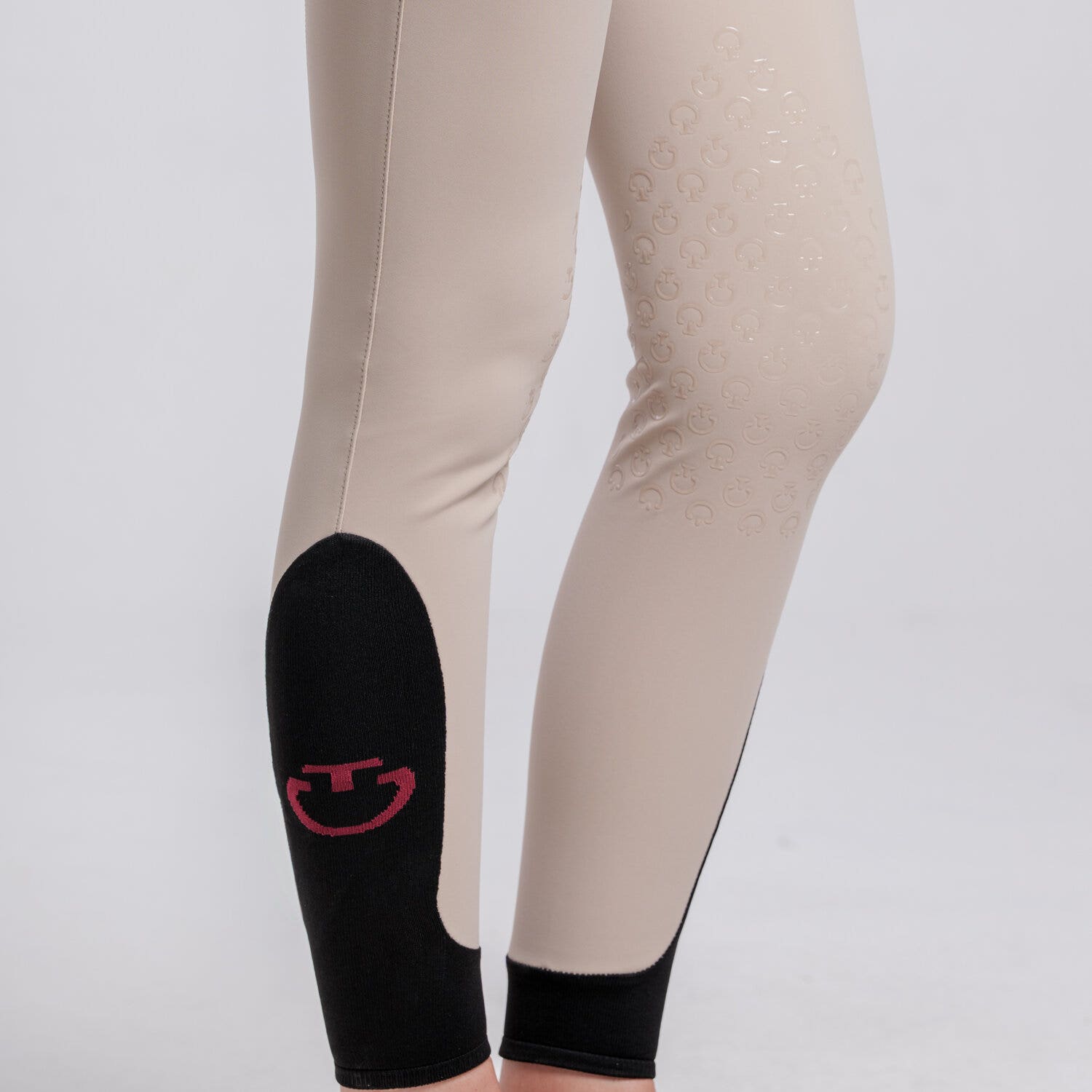 Cavalleria Toscana Women’s knee grip breeches BEIGE-4