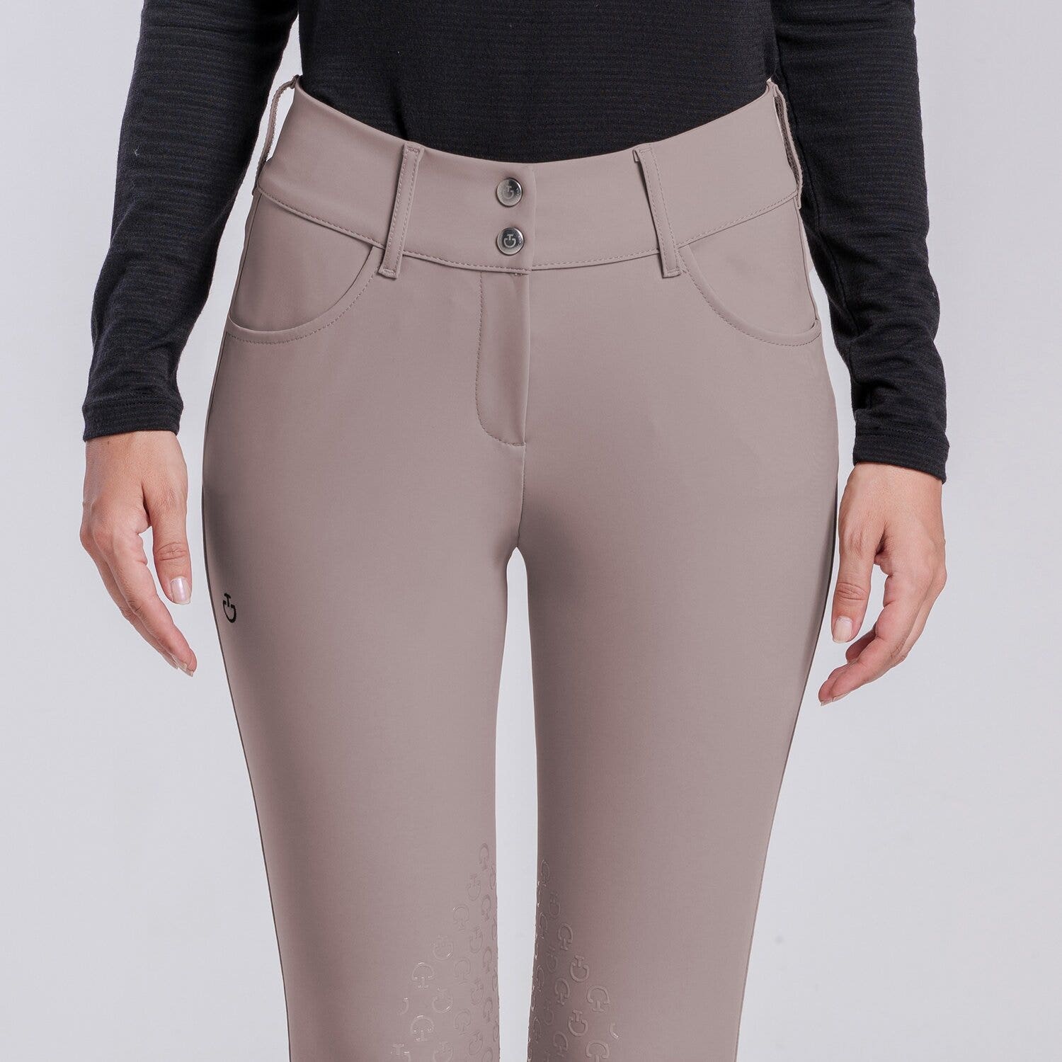 Cavalleria Toscana PANTALONI CON GRIP AL GINOCCHIO DA DONNA CIPRIA-3