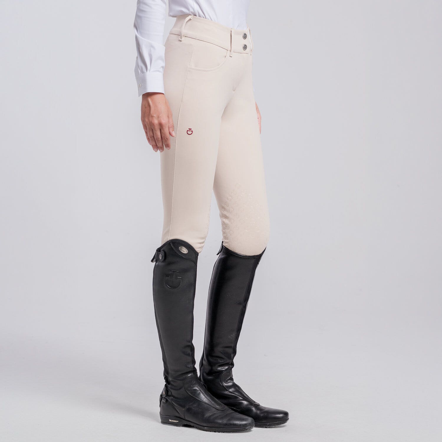 Cavalleria Toscana PANTALONI CON GRIP AL GINOCCHIO DA DONNA RAINY DAY-1