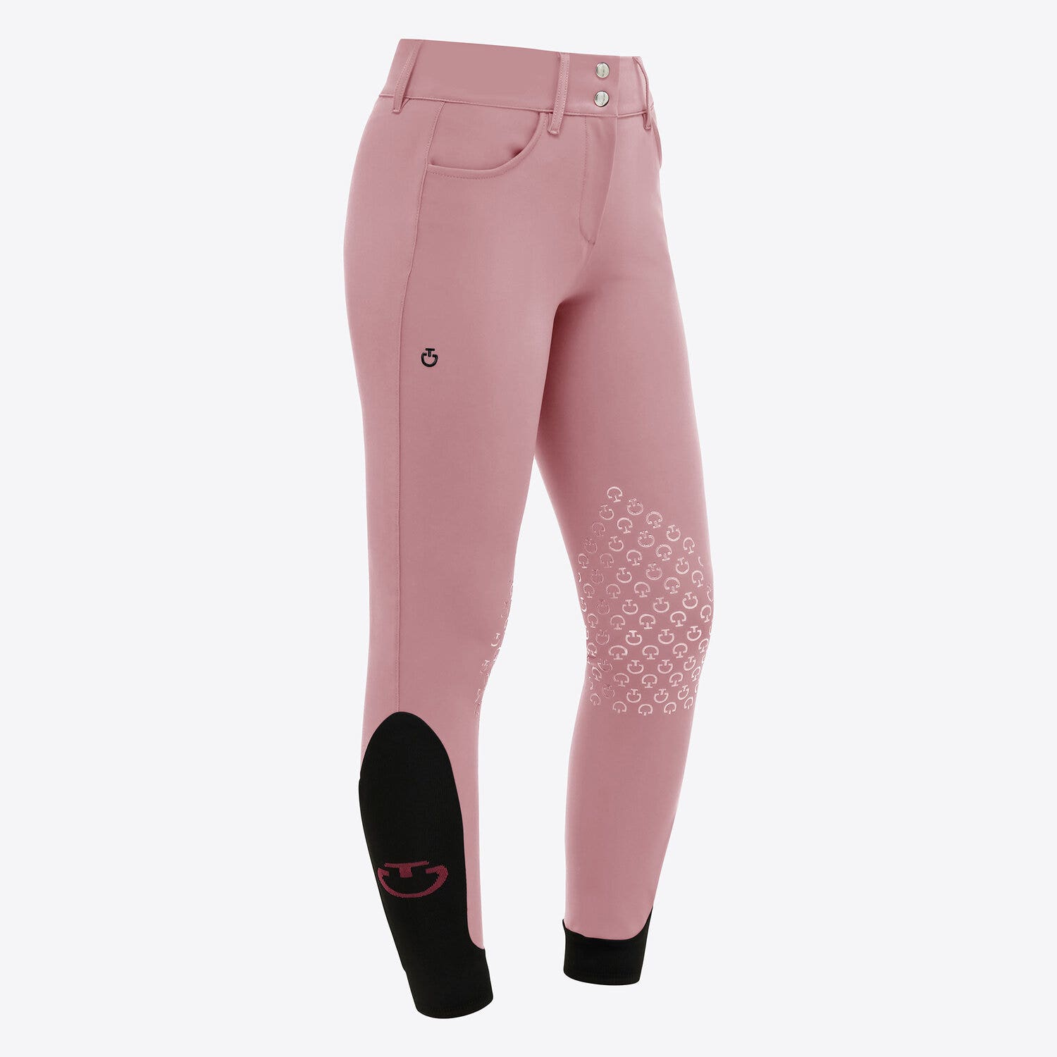 Cavalleria Toscana Cavalleria Toscana Women's knee grip jumping breeches DUSTY ROSE-3