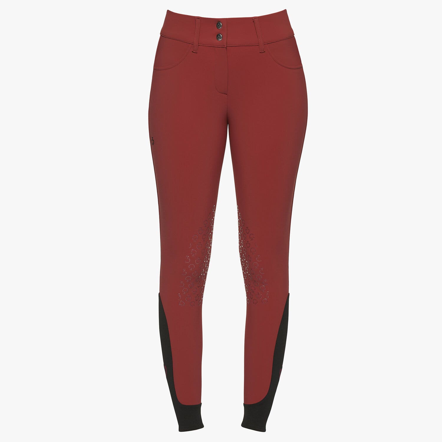 Cavalleria Toscana Women's high rise jumping breeches EARTHENWARE-2