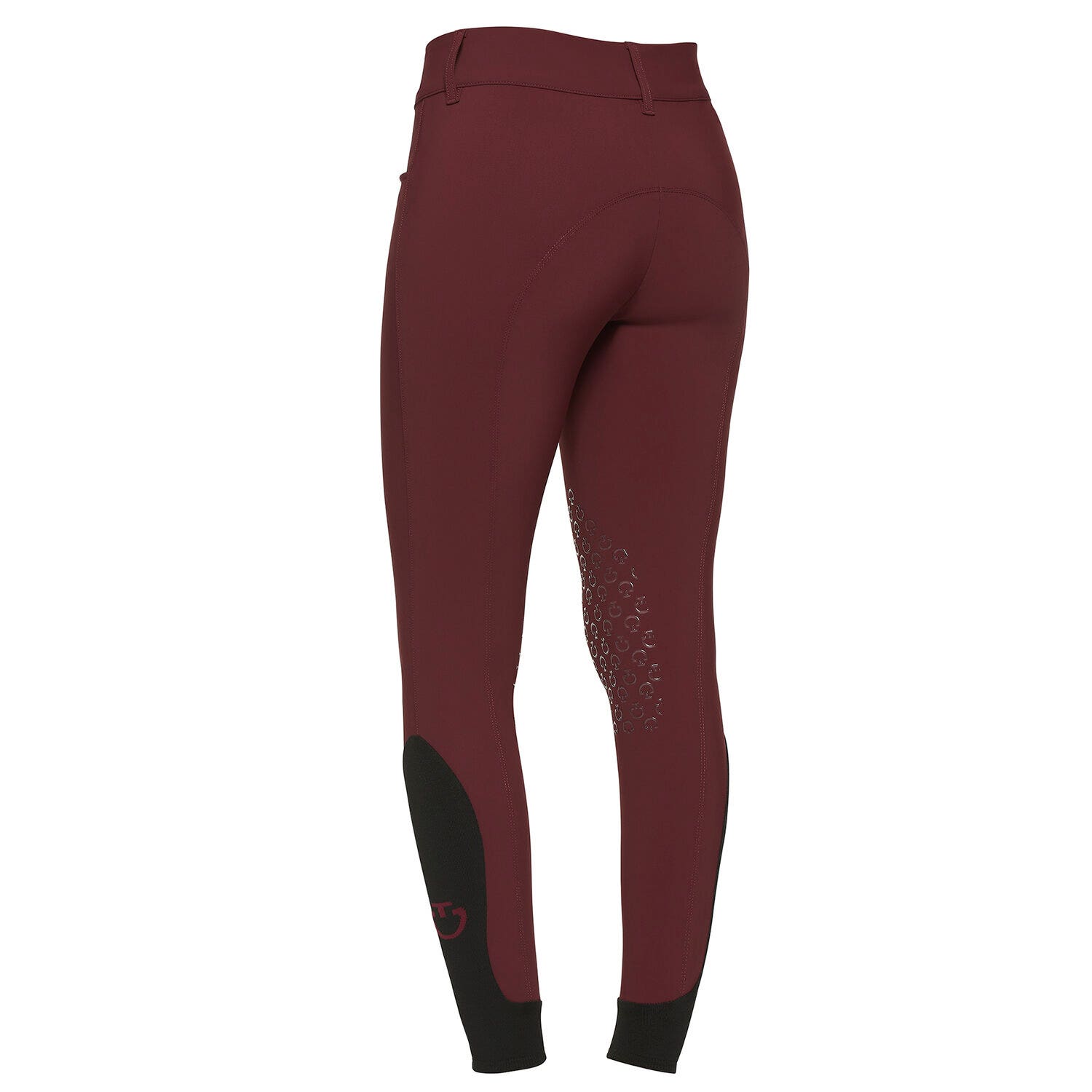 Cavalleria Toscana Women's high rise jumping breeches BORDEAUX-3