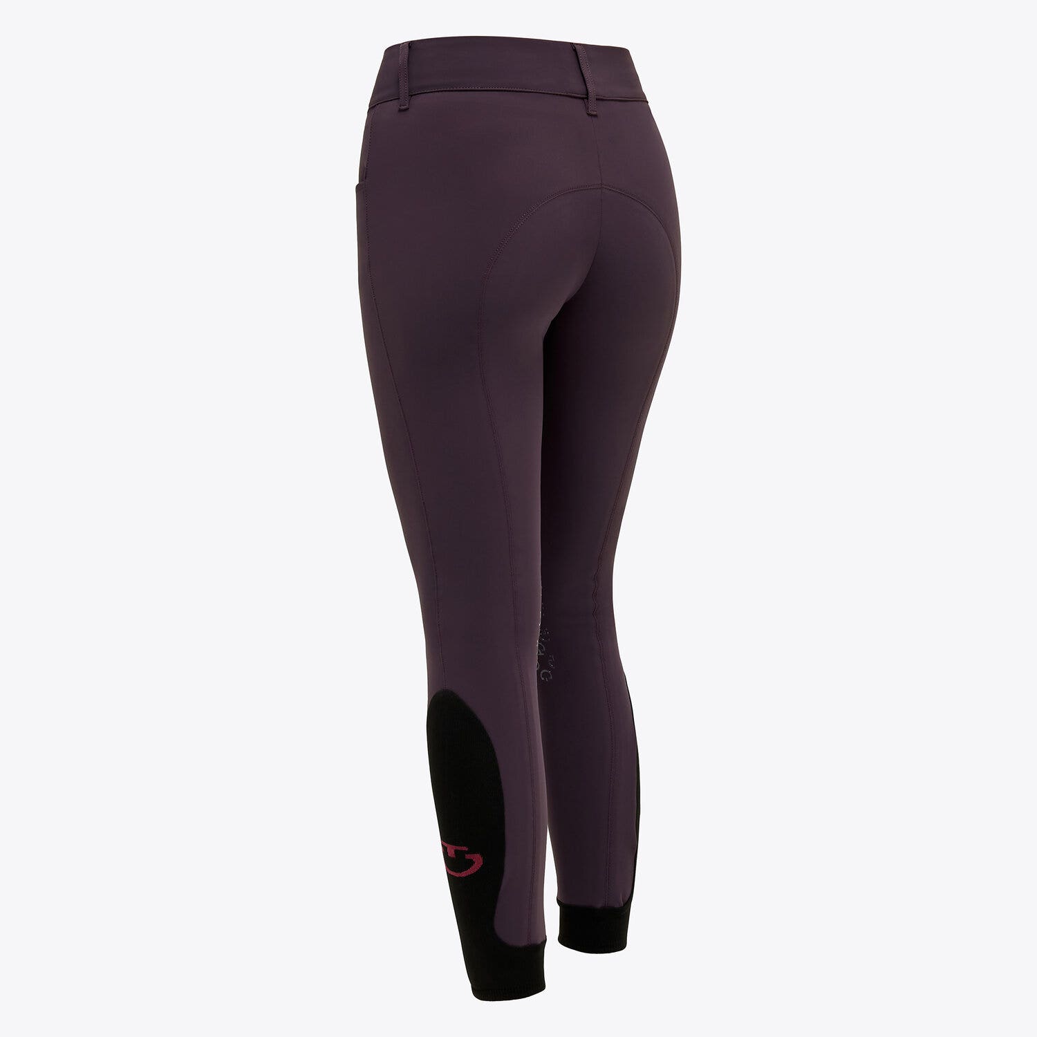 Cavalleria Toscana Women's high rise jumping breeches DARK PURPLE-3