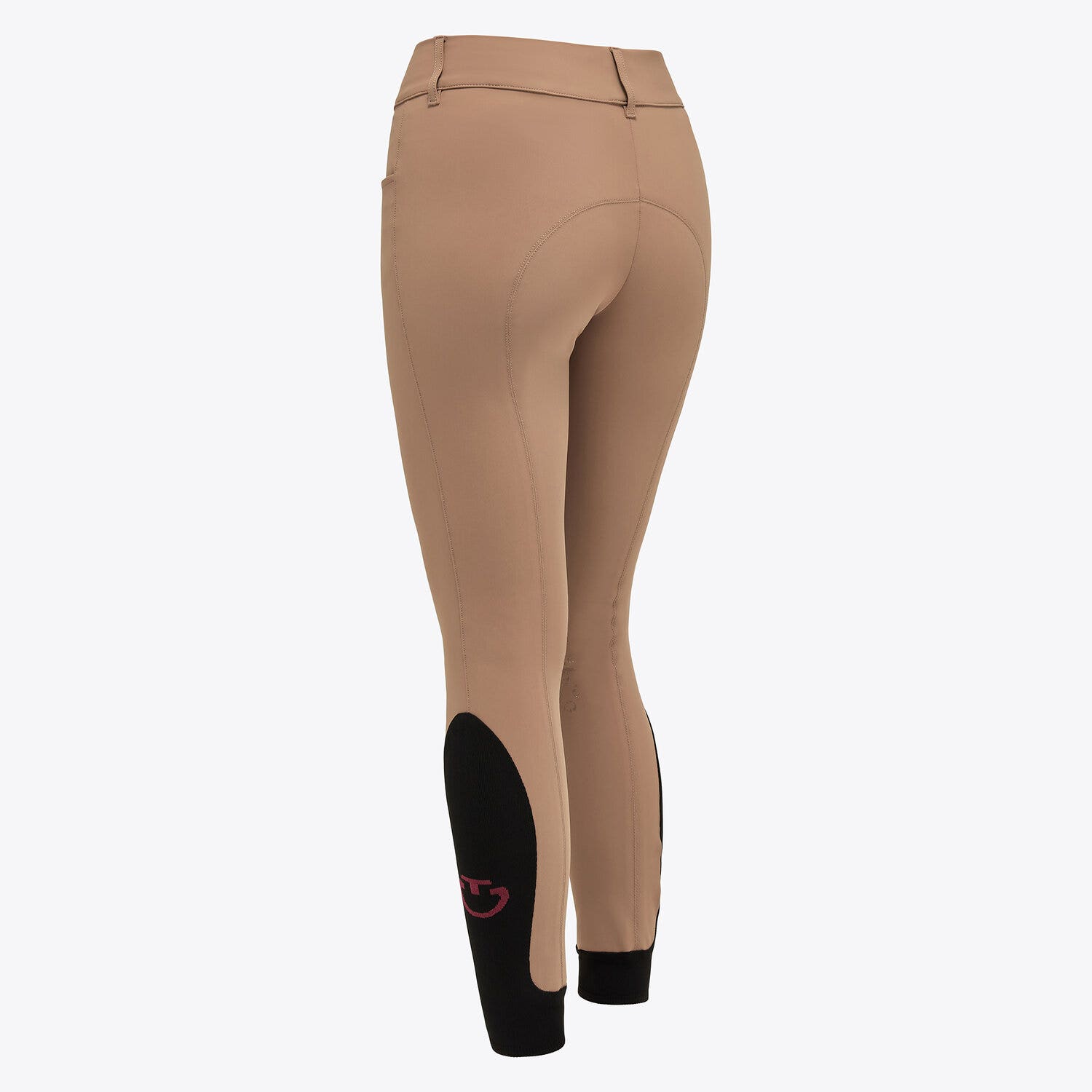Cavalleria Toscana Women's high rise jumping breeches CACAO-3