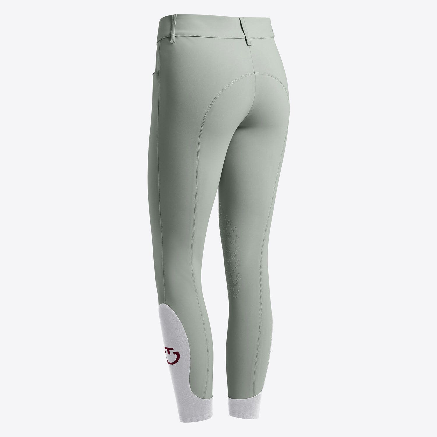 Cavalleria Toscana Women's high rise jumping breeches LIGHT GREEN-2