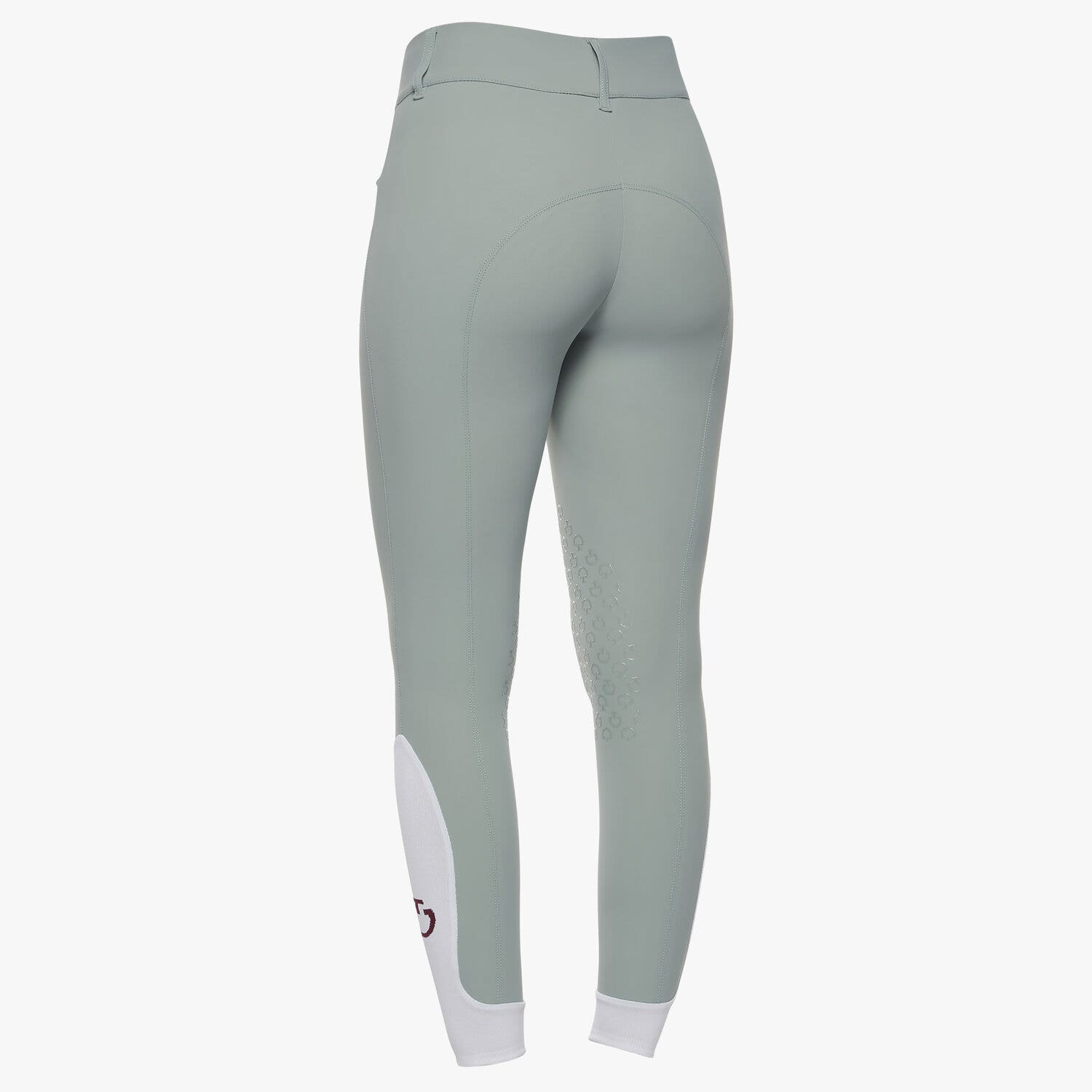 Cavalleria Toscana Women's high rise jumping breeches LIGHT GREEN-3