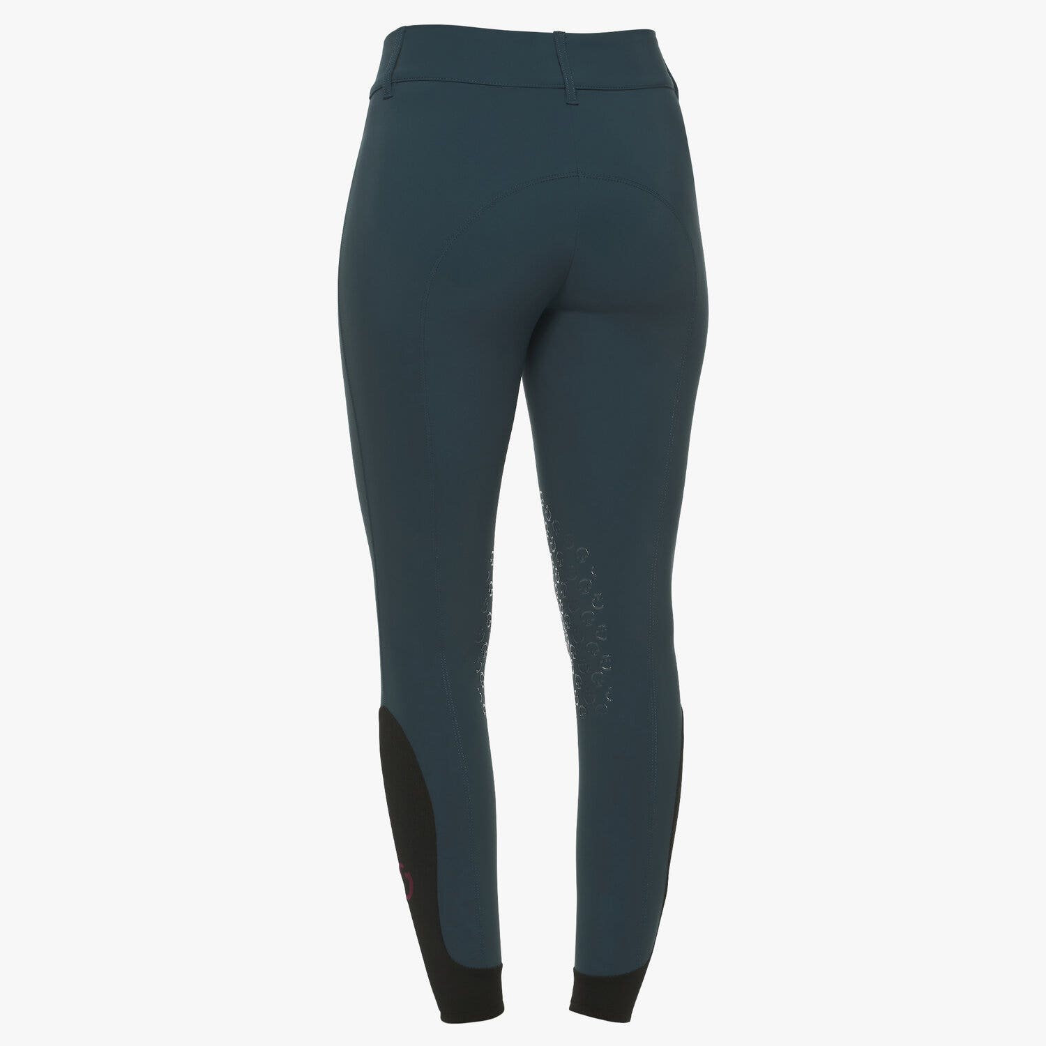 Cavalleria Toscana Women's high rise jumping breeches Petrol Green-3