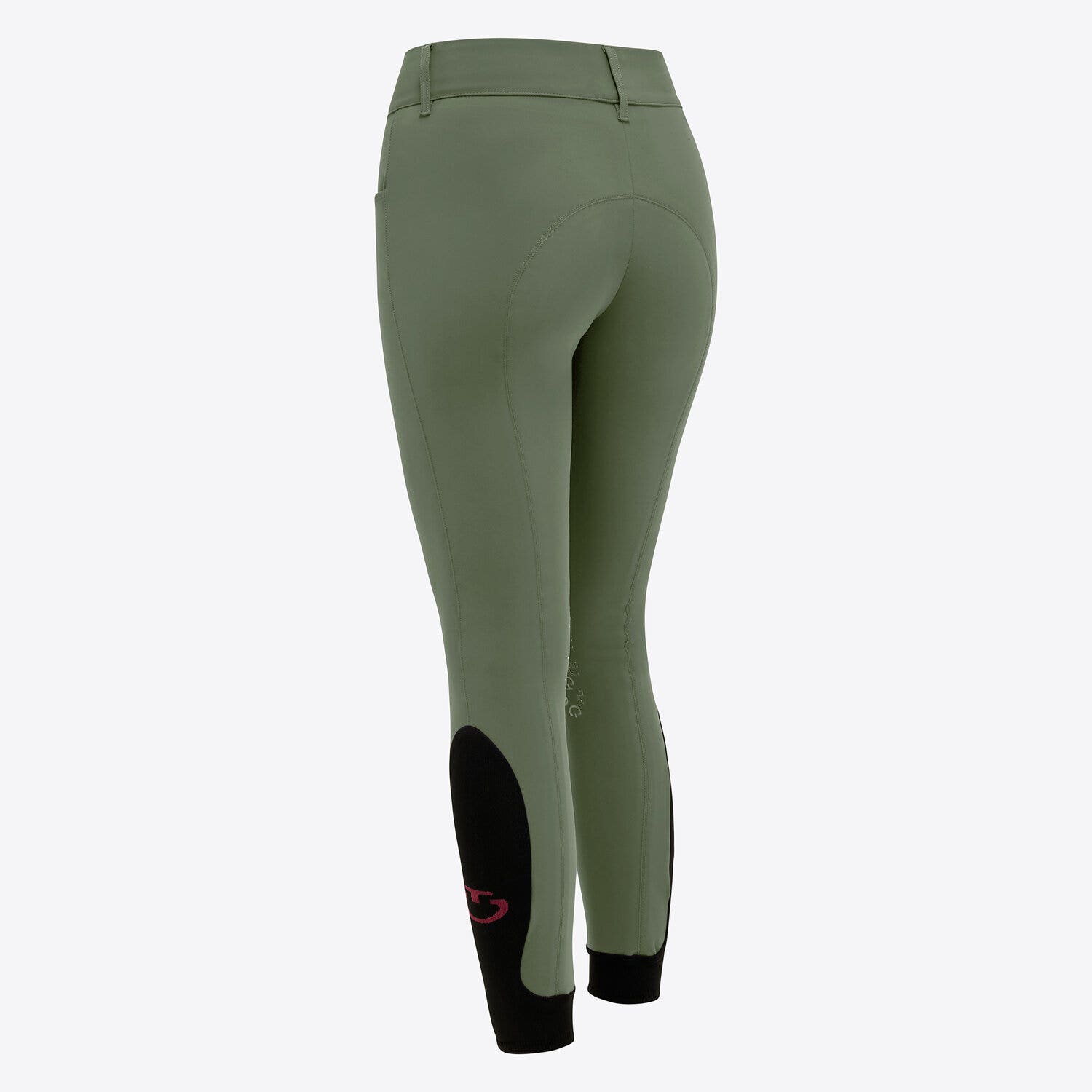Cavalleria Toscana Cavalleria Toscana Women's jumping Knee grip breeches FOREST GREEN-2