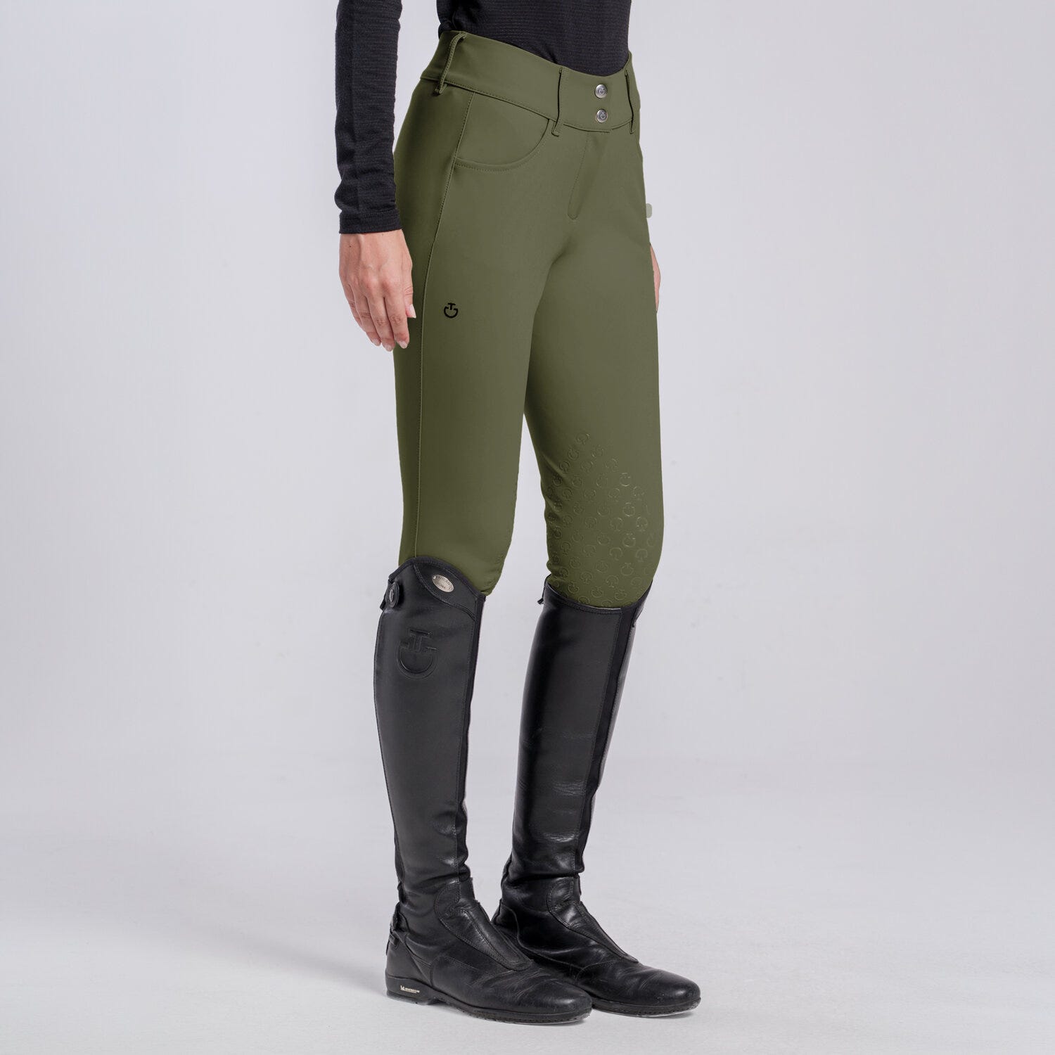 PANTALONI CON GRIP AL GINOCCHIO DA DONNA