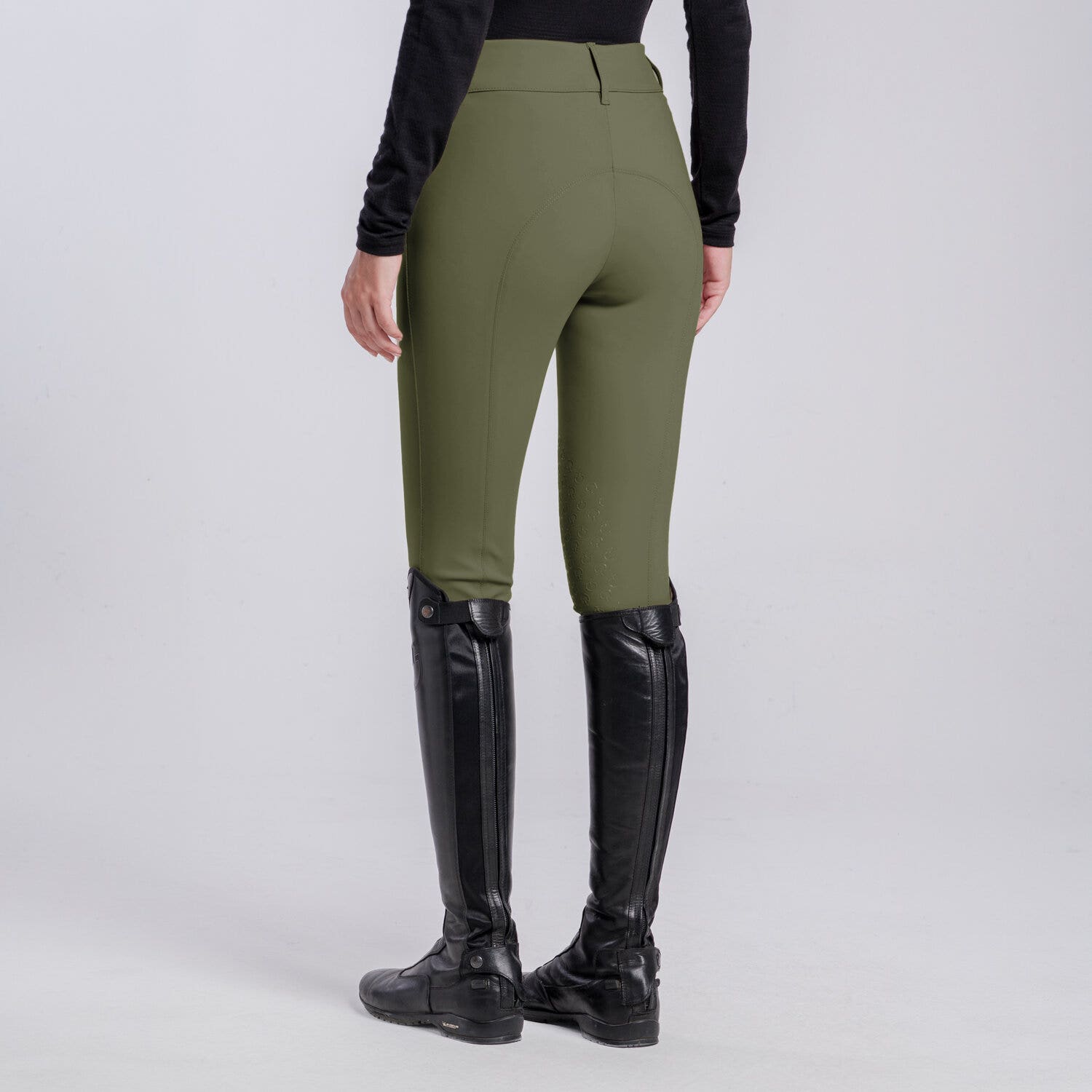 Cavalleria Toscana PANTALONI CON GRIP AL GINOCCHIO DA DONNA WINTER MOSS-2