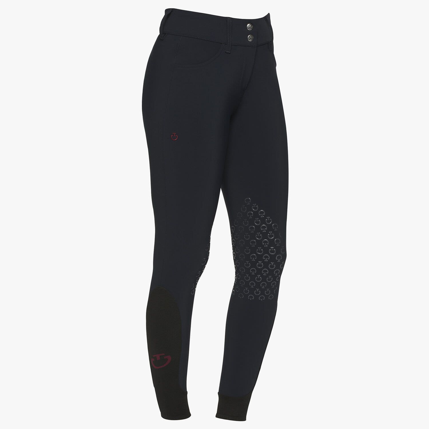 Cavalleria Toscana Women's high rise jumping breeches NAVY-1