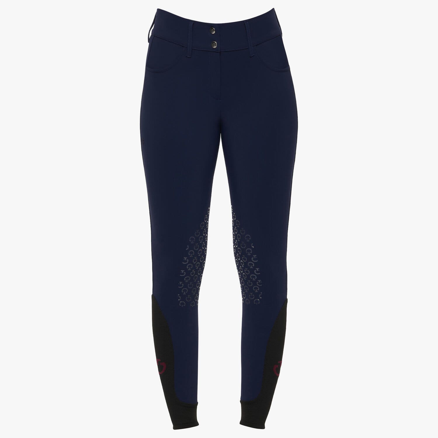 Cavalleria Toscana Women's high rise jumping breeches ROYAL BLUE-2