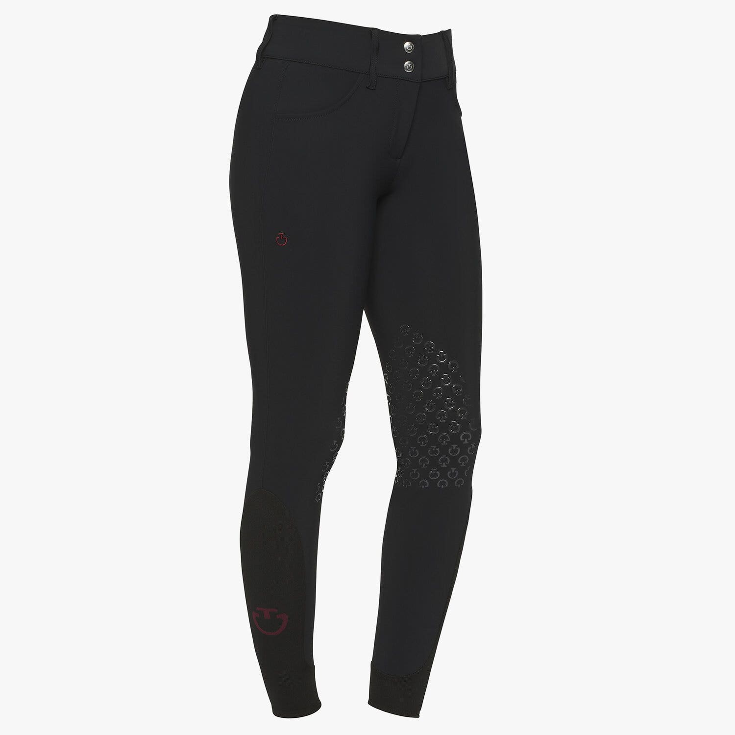 Cavalleria Toscana Women's high rise jumping breeches BLACK-1