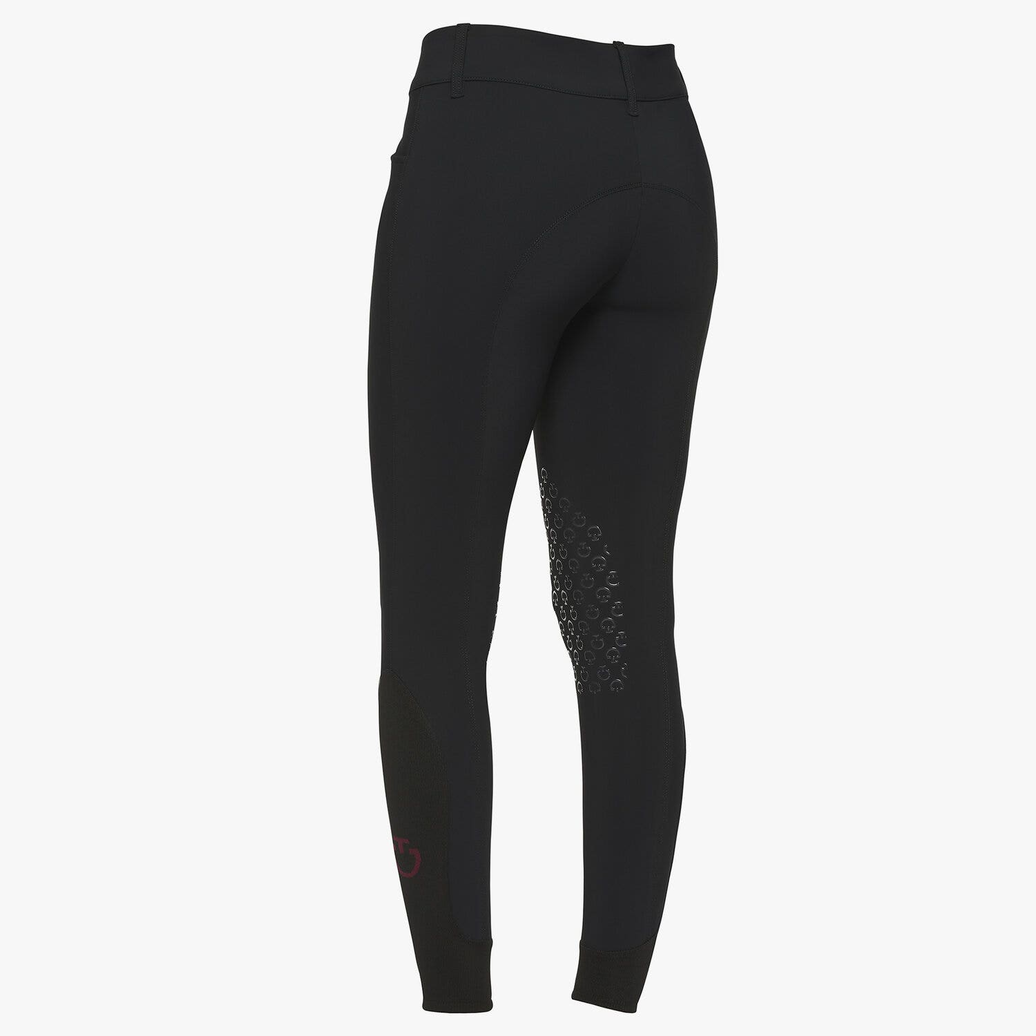 Cavalleria Toscana Women's high rise jumping breeches BLACK-3