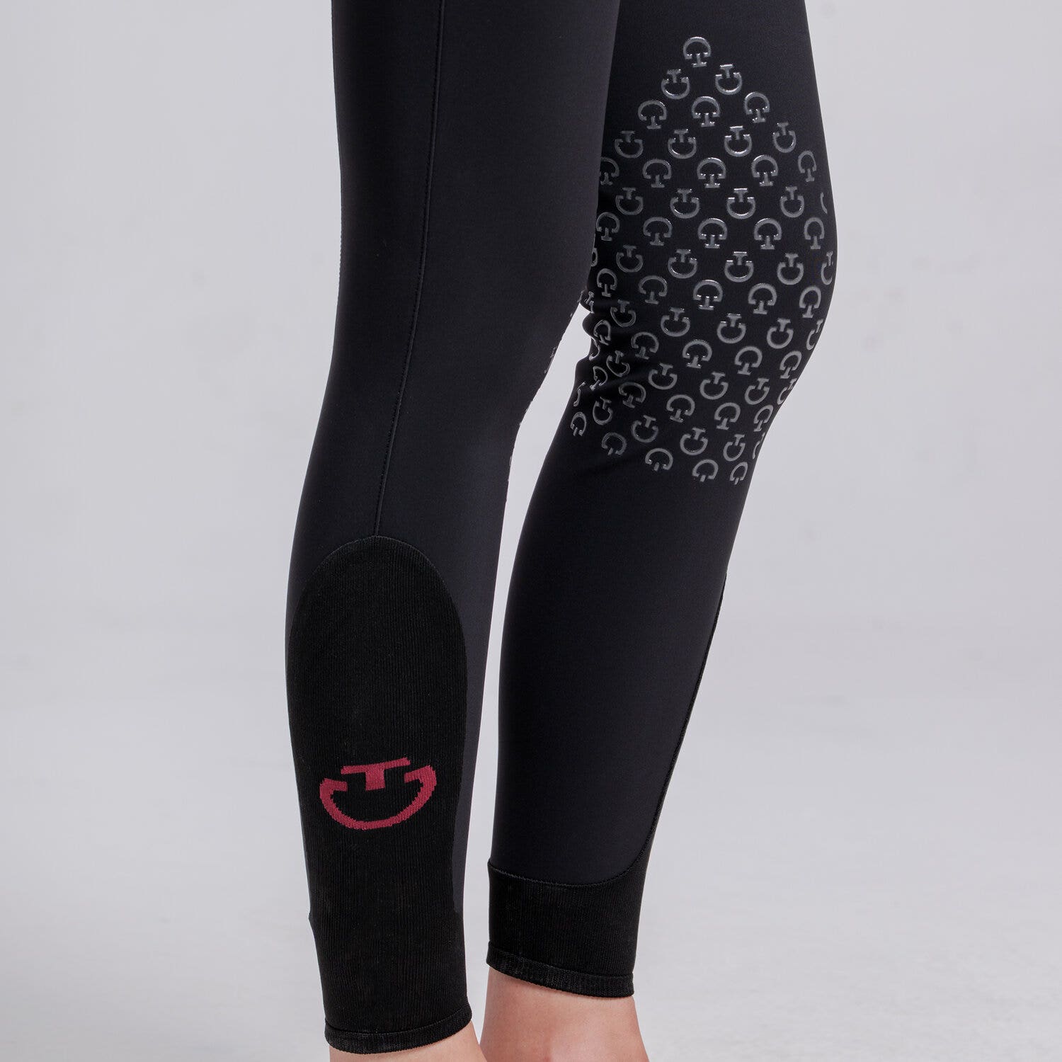 Cavalleria Toscana Women’s knee grip breeches BLACK-4