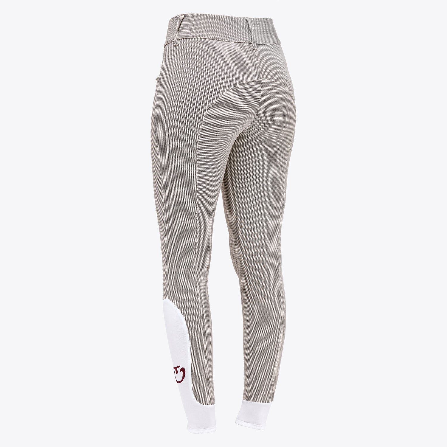 Cavalleria Toscana Cavalleria Toscana Women's knee grip jumping breeches BEIGE FANTASY-3
